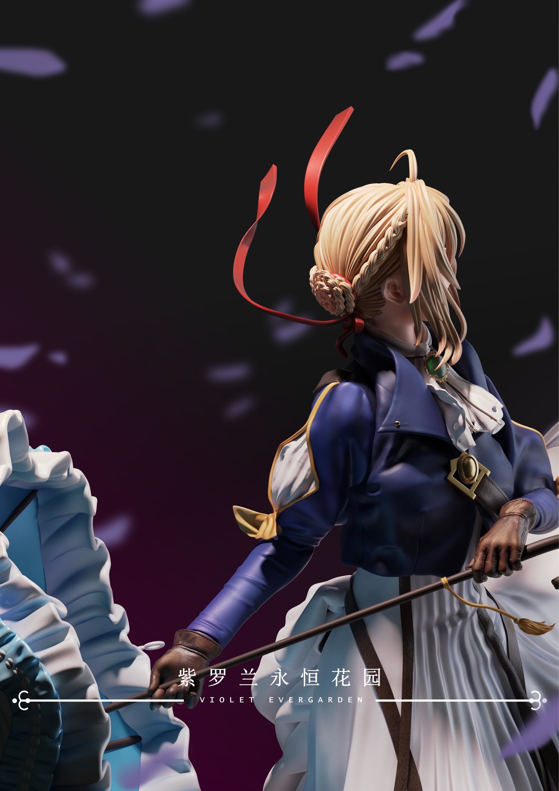 Figurine Violet Evergarden 28cm PVC GK Statue Collection Anime Modèle Figurine Violet Evergarden 28cm PVC GK Statue Collection Anime Modèle
