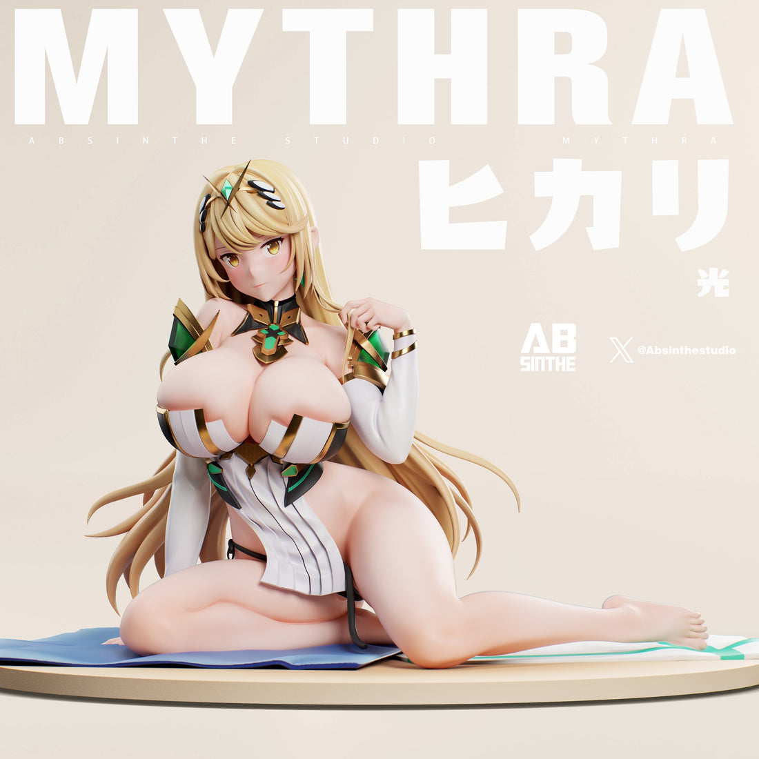 Xenoblade ABsinthe Studio Mythra Resin Statue