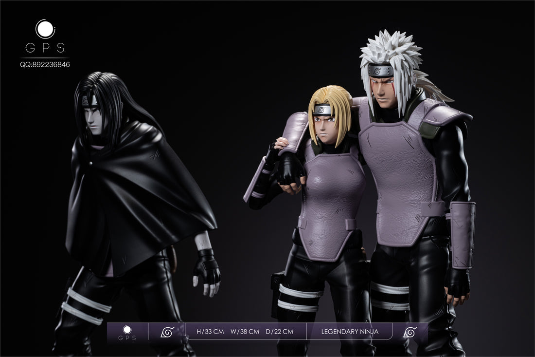 Naruto GPS Studio The Legendary Sannin Resin Statue