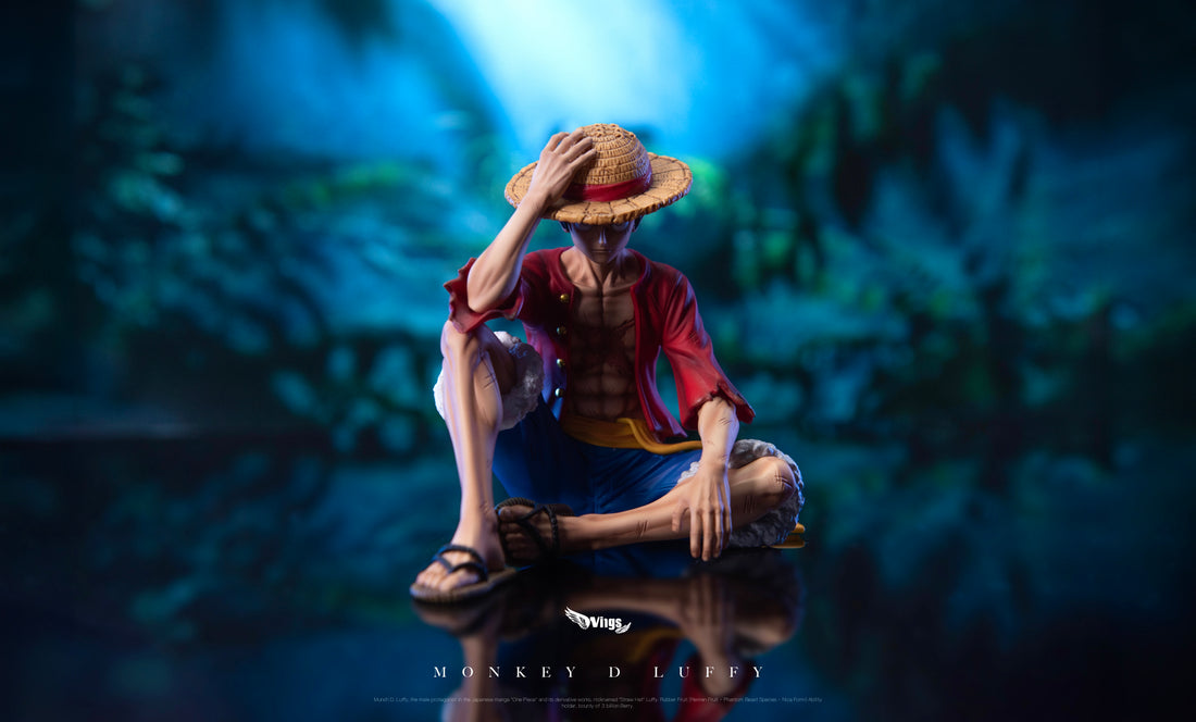 One Piece Wings Studio Battle Damage Luffy Resin Statue