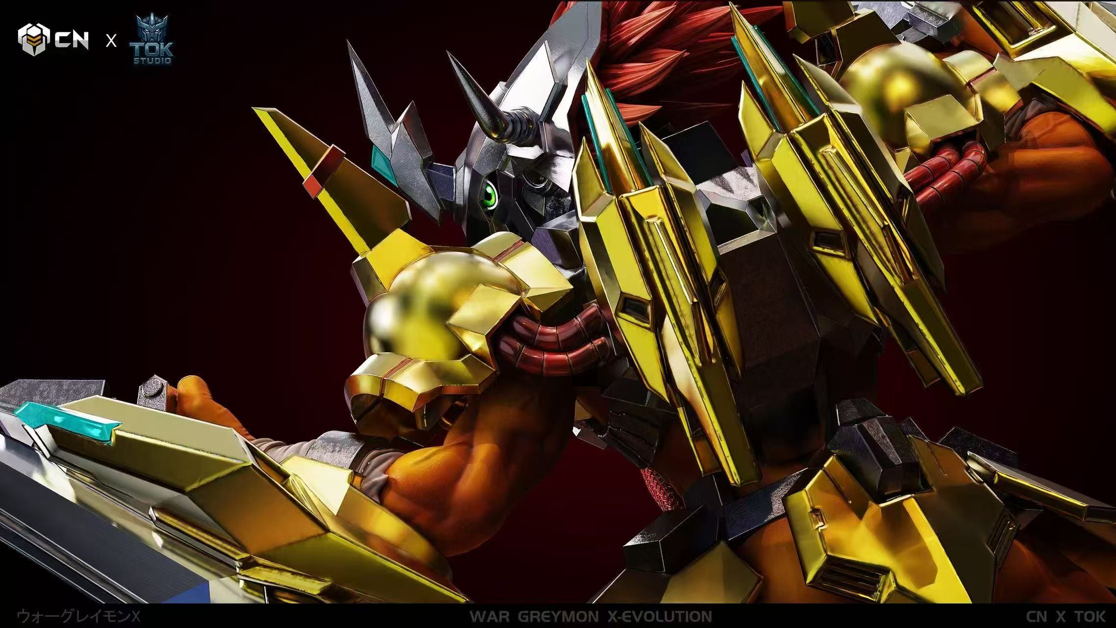 Digimon TOK Studio WarGreymon X Evolution – ClubHouse Statues