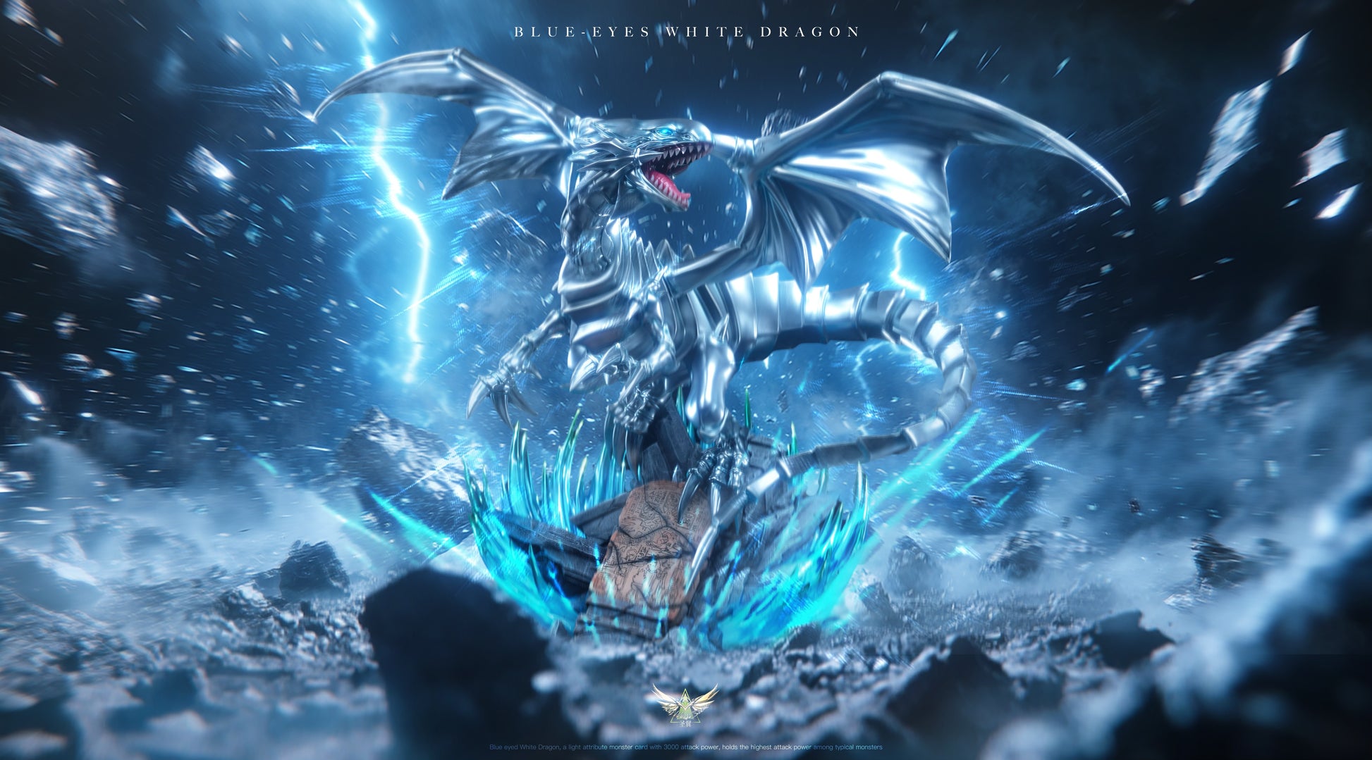 YuGiOh Sacred Wing Studio Blue Eyes White Dragon ClubHouse Statues YuGiOh Sacred Wing Studio Blue Eyes White Dragon ClubHouse Statues