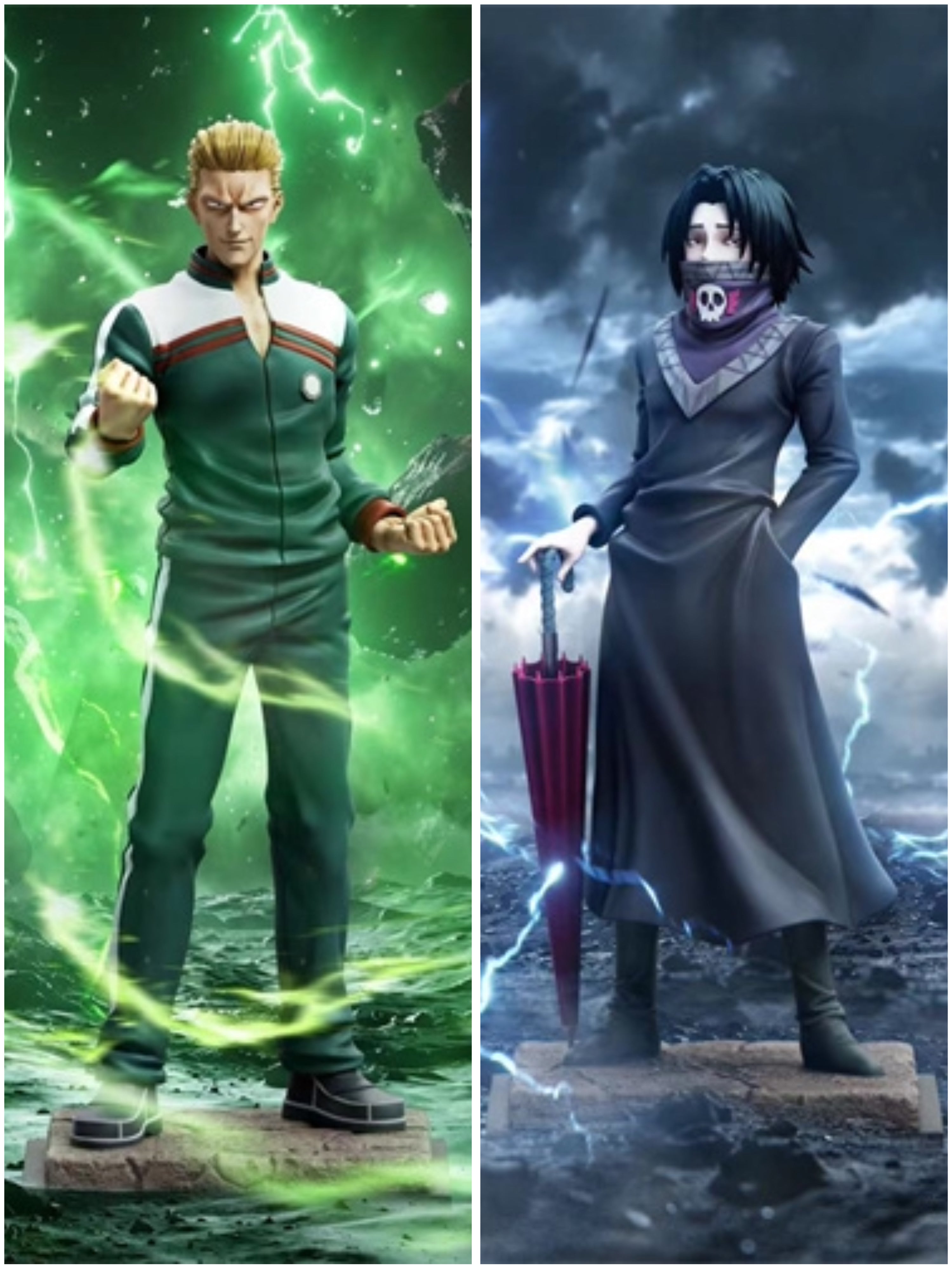 Hunter x Hunter PG Studio Feitan Portor X Phinks Magcub Resin Statue