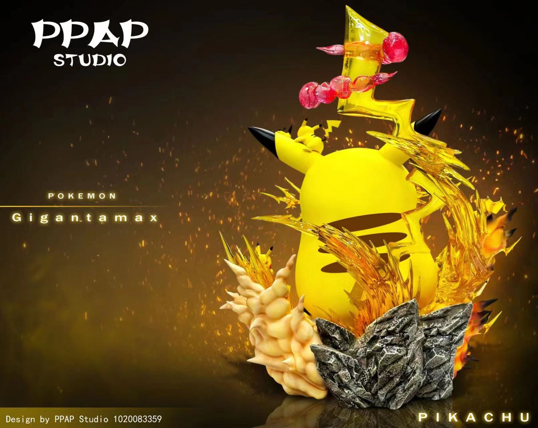 Pokemon PPAP Studio Pikachu Gigantamax Resin Statue