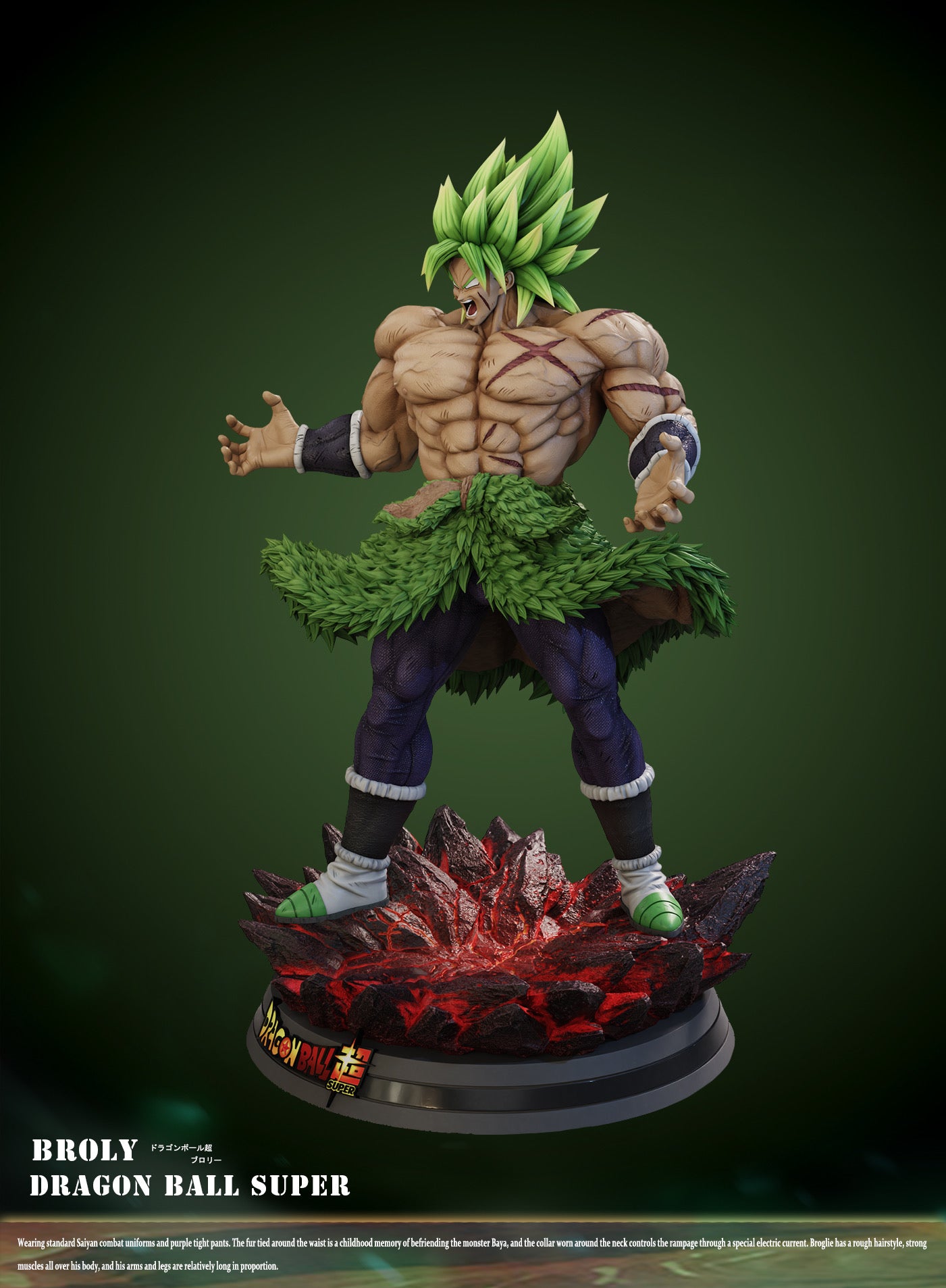 Dragon Ball Cross Studio Broly Full Power – ClubHouse Statues