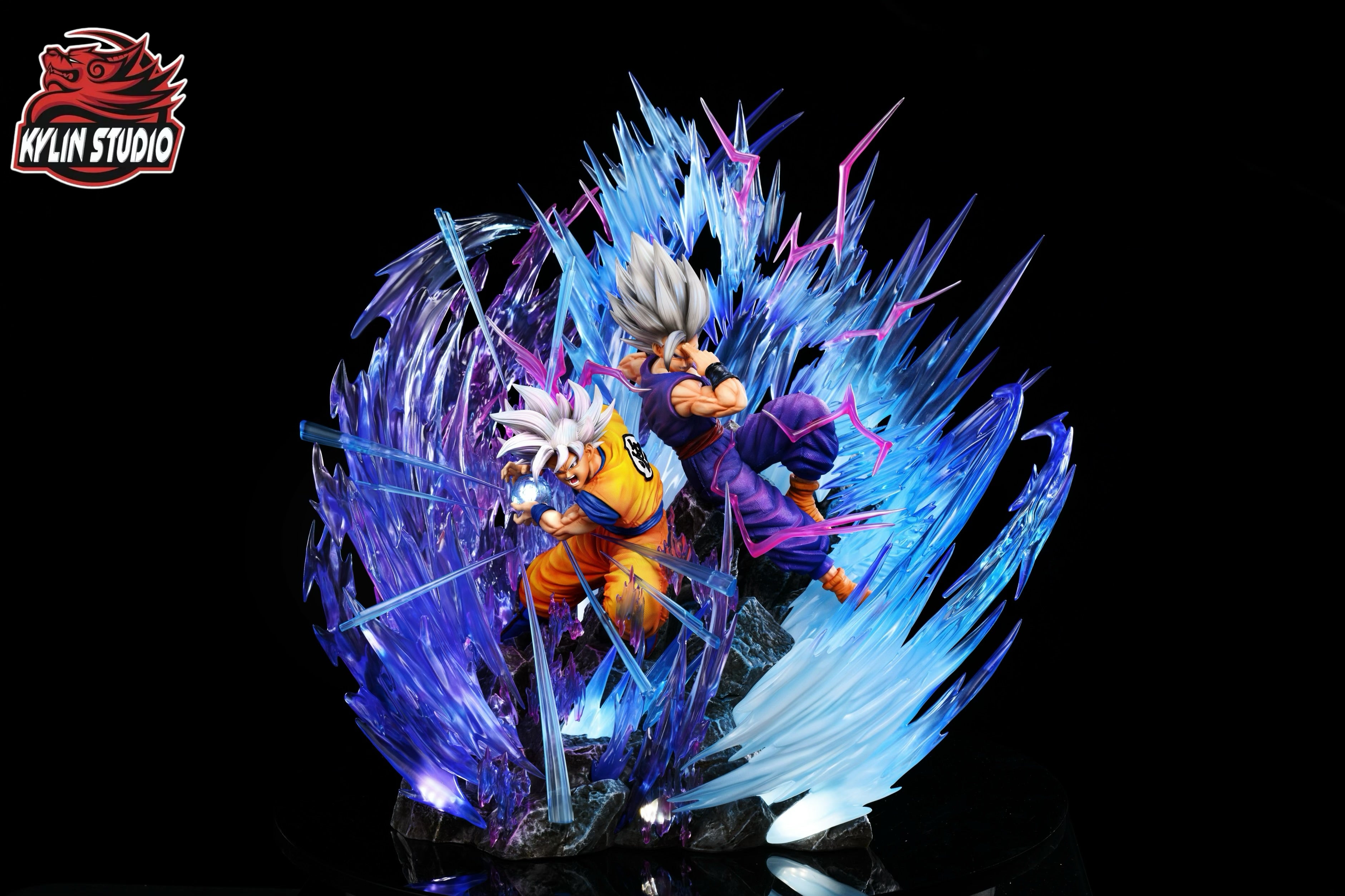 Dragon Ball Kylin Studio Goku UI x Gohan Beast – ClubHouse Statues