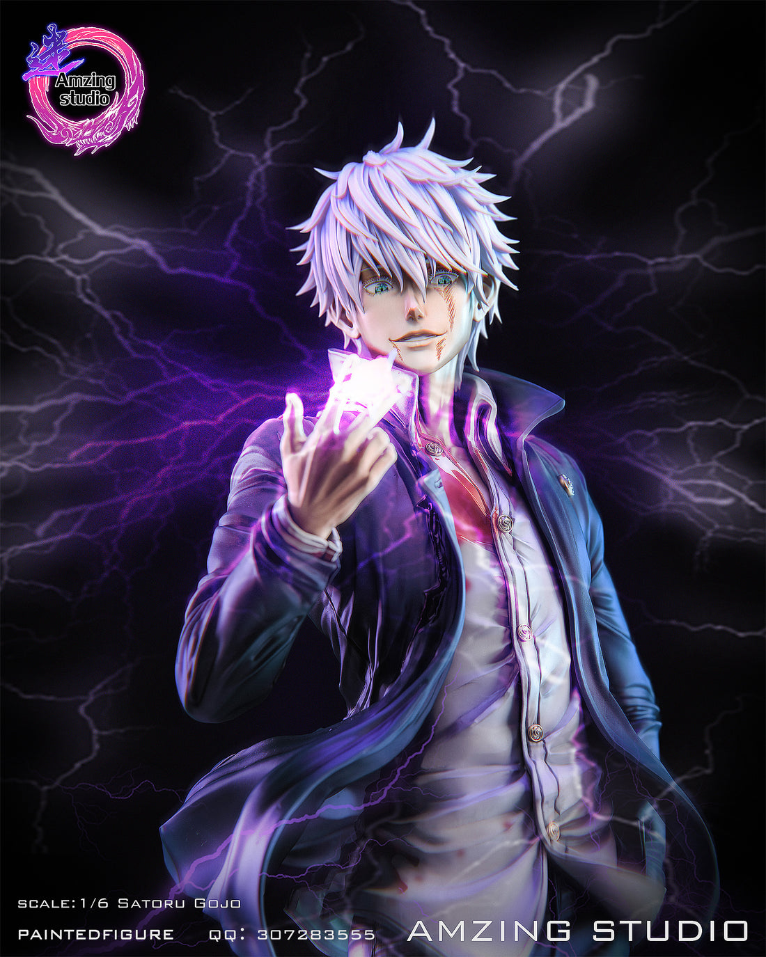 Jujutsu Kaisen Amzing Studio Satoru Gojo Resin Statue