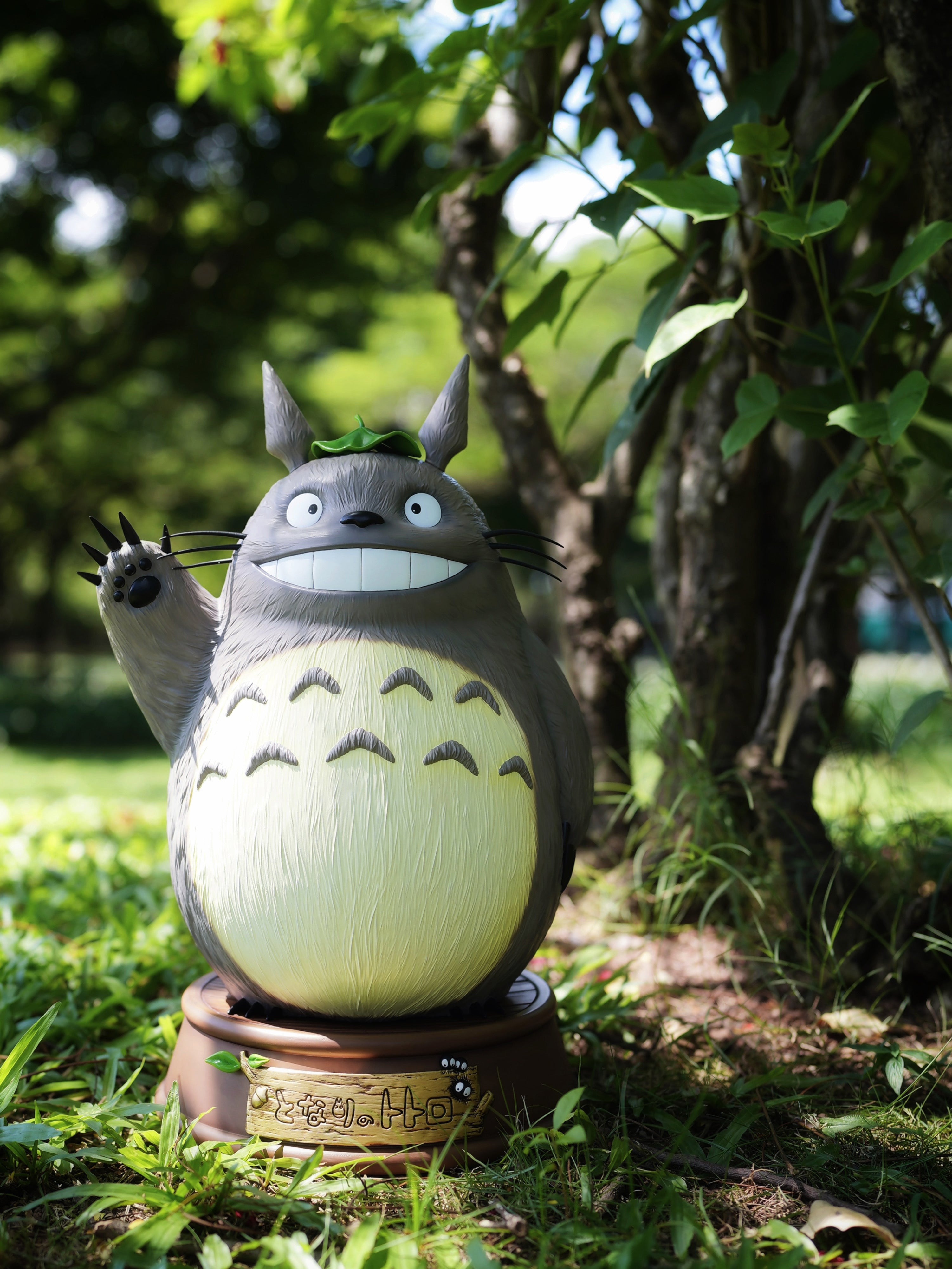 My Neighbor Totoro Long Miao Studio Hello Totoro Resin Statue