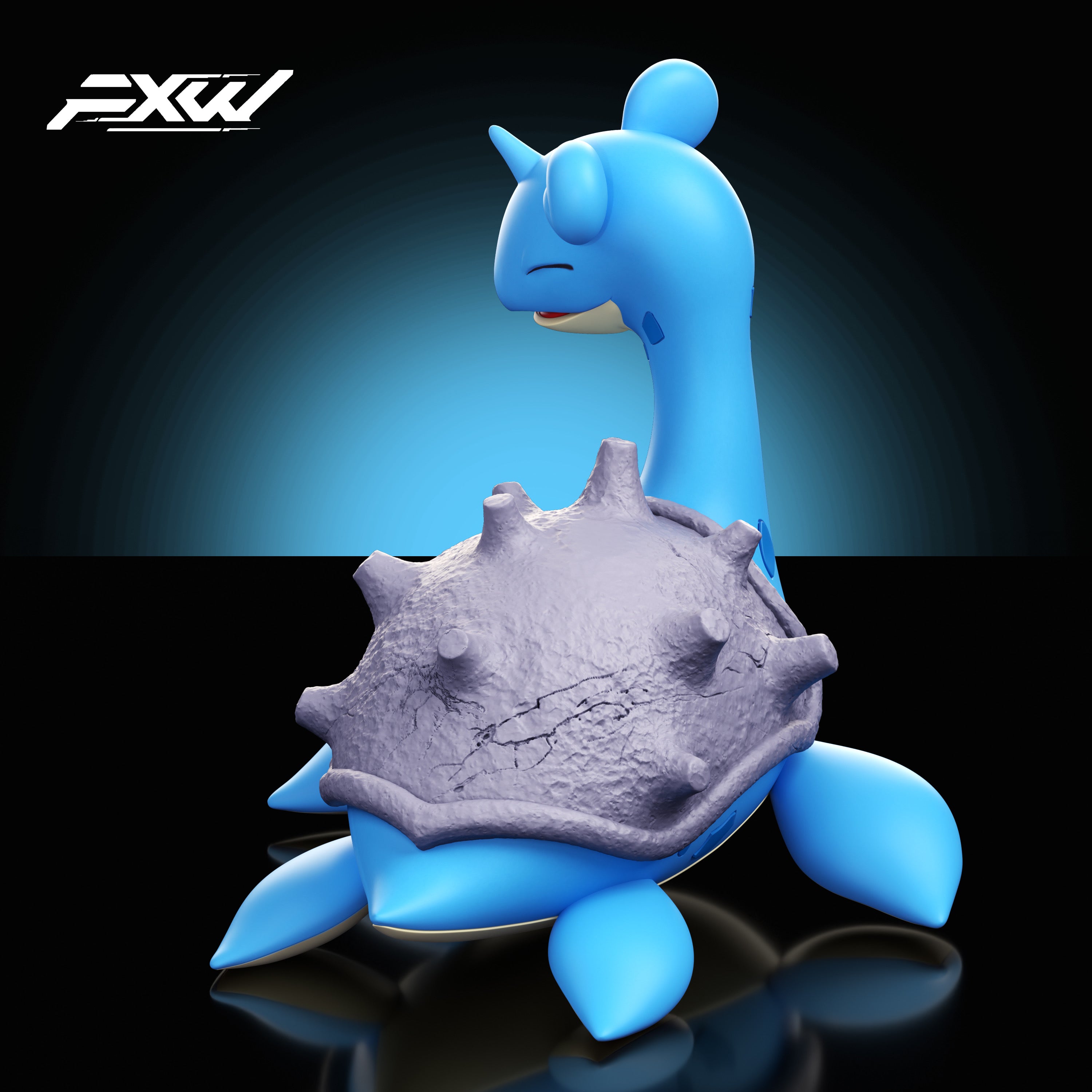 Pokemon Fxw Studio Lapras Resin Statue – ClubHouse Statues