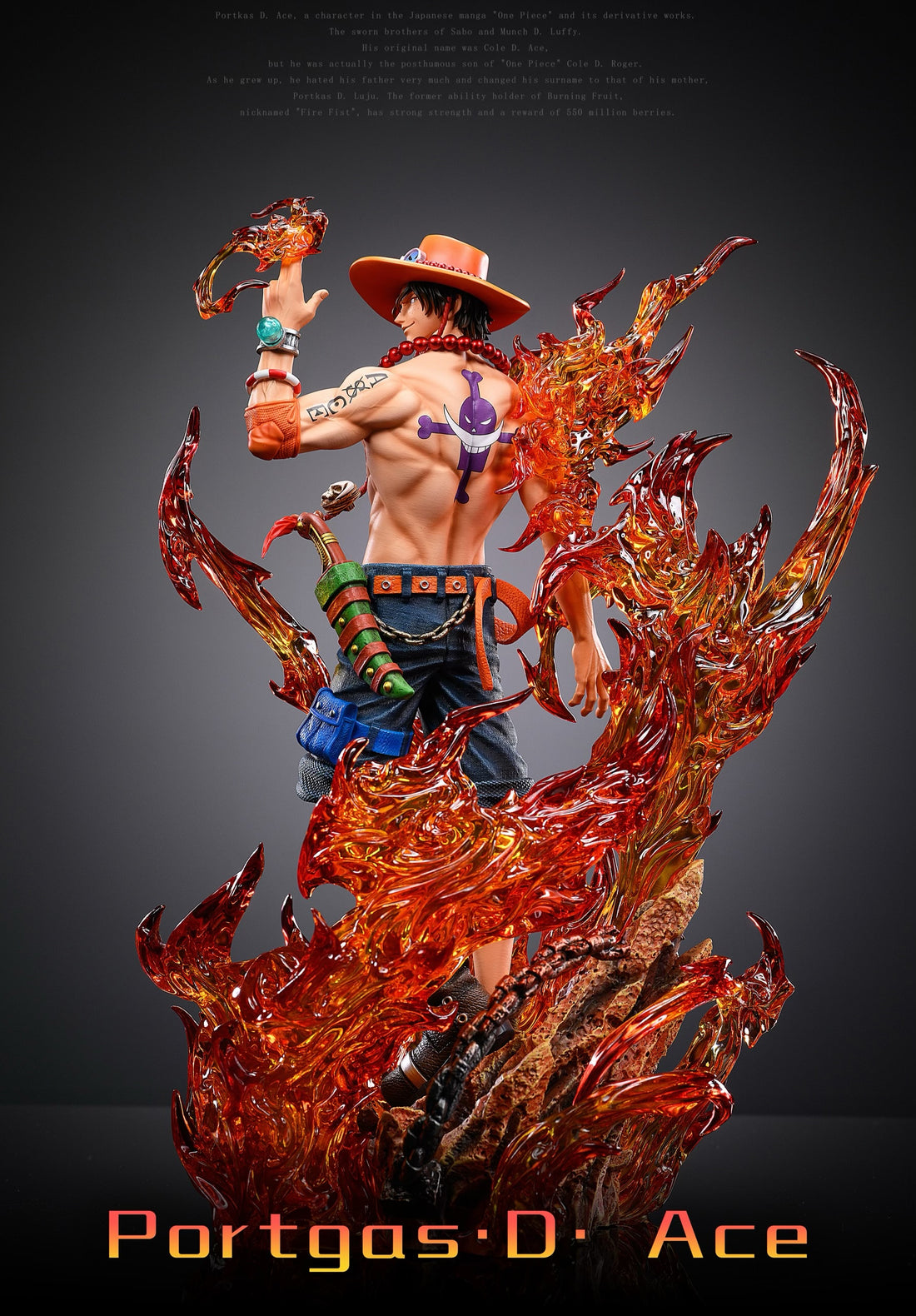 One Piece LX Studio Ace V3 Resin Statue