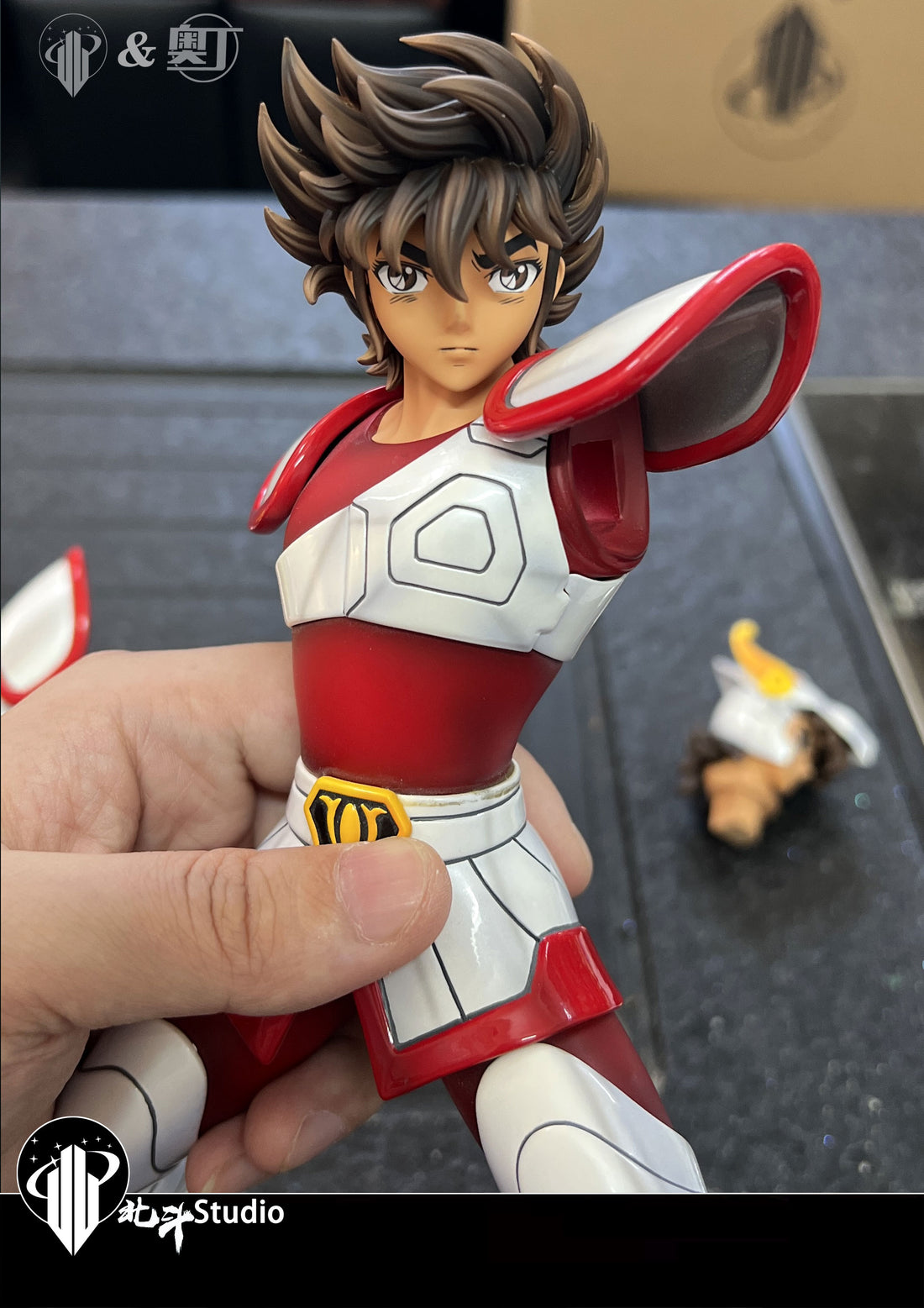 Saint Seiya Hokuto Studio X Ao Ding Studio Seiya Bust Resin Statue