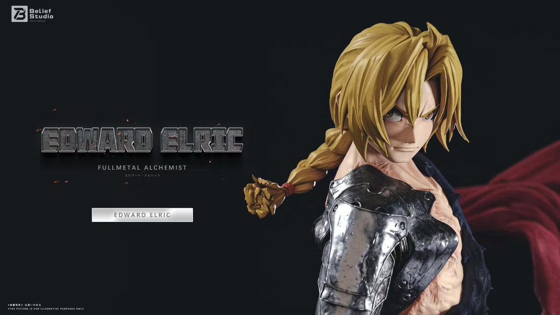 Fullmetal Alchemist Belief Studio Edward Elric Resin Statue