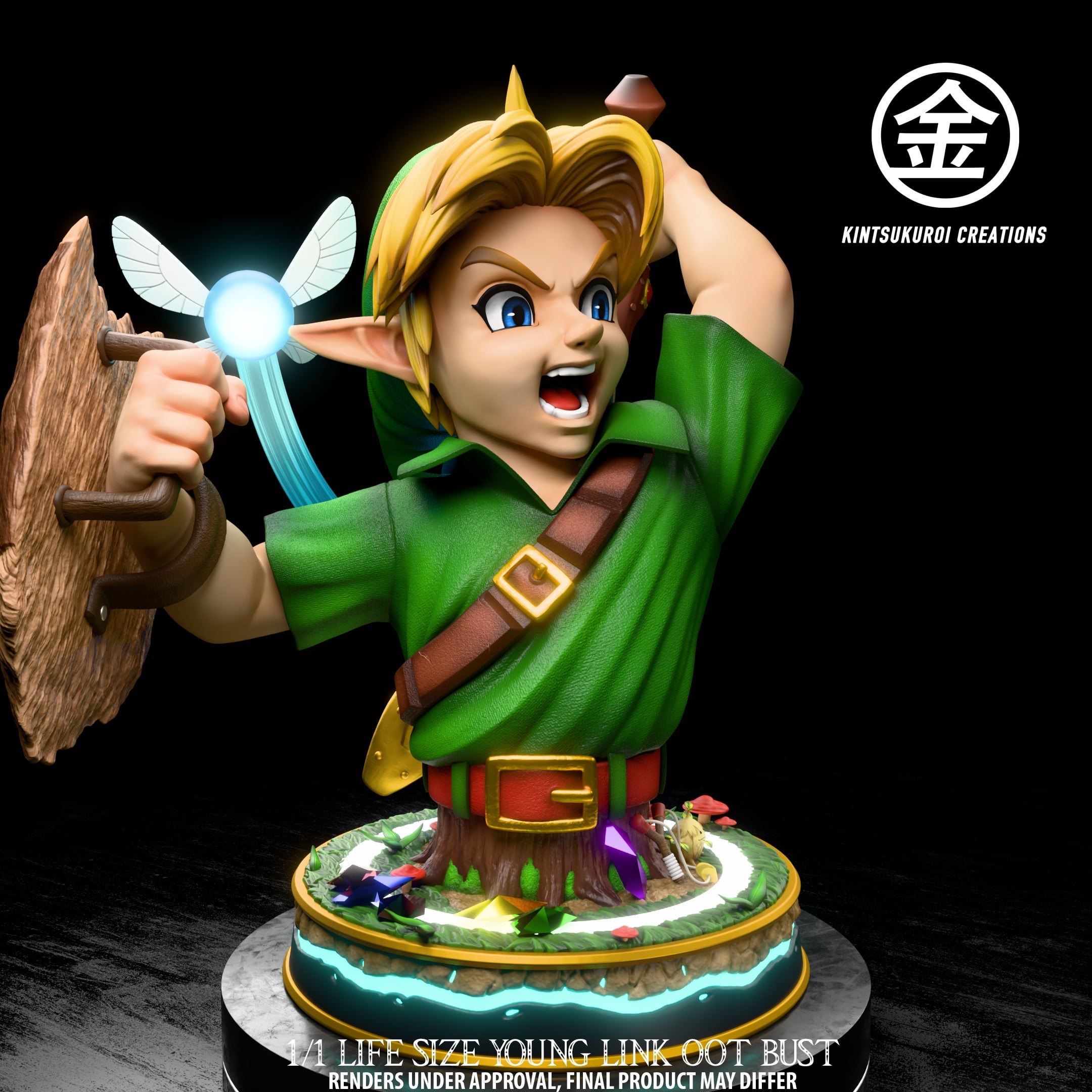 キムジュンソ　スタークリエイターキット　スタクリキット　セルカ Legend of Zelda Kintsukuroi Creations Young Link Lifesize Bust
