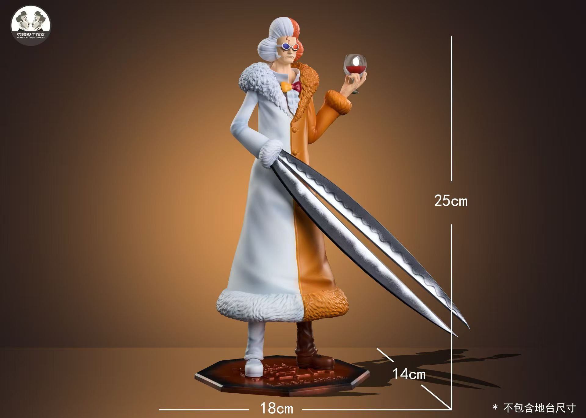 One Piece Clone Studio Emporio Ivankov x Inazuma Resin Statue