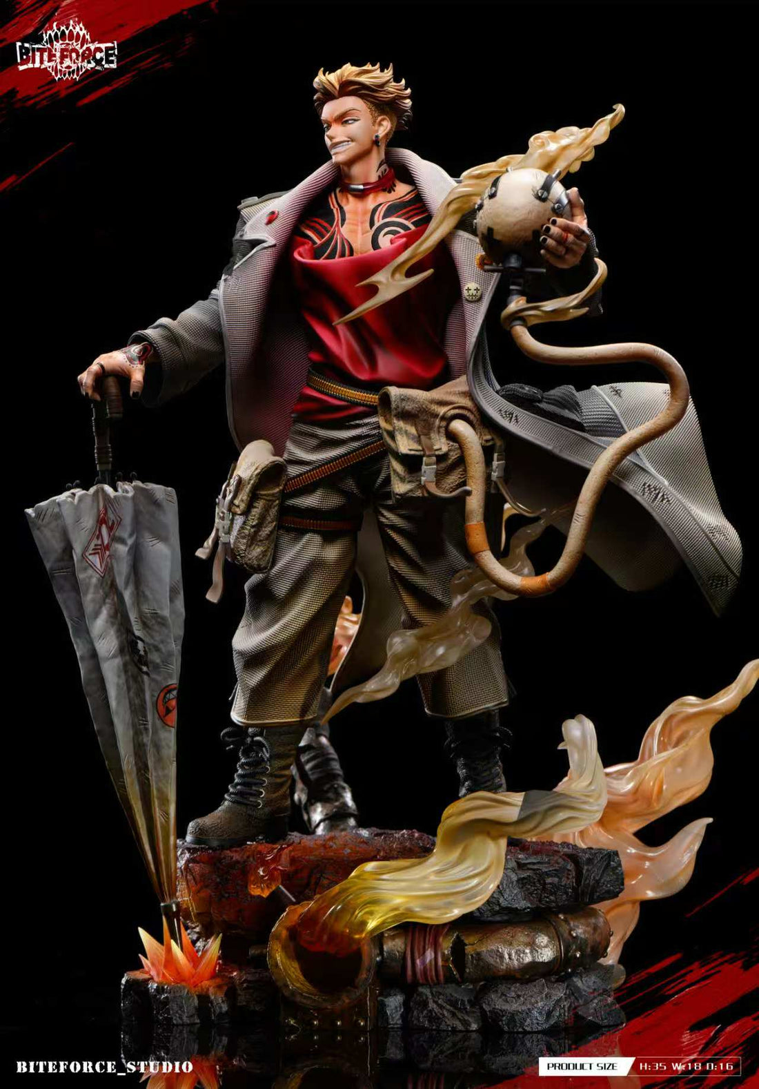 Gachiakuta BiteForce Studio Enjin Resin Statue