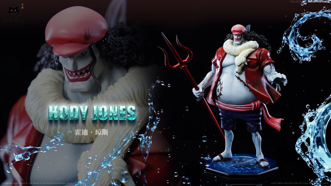 One Piece Black Studio Hody Jones Resin Statue