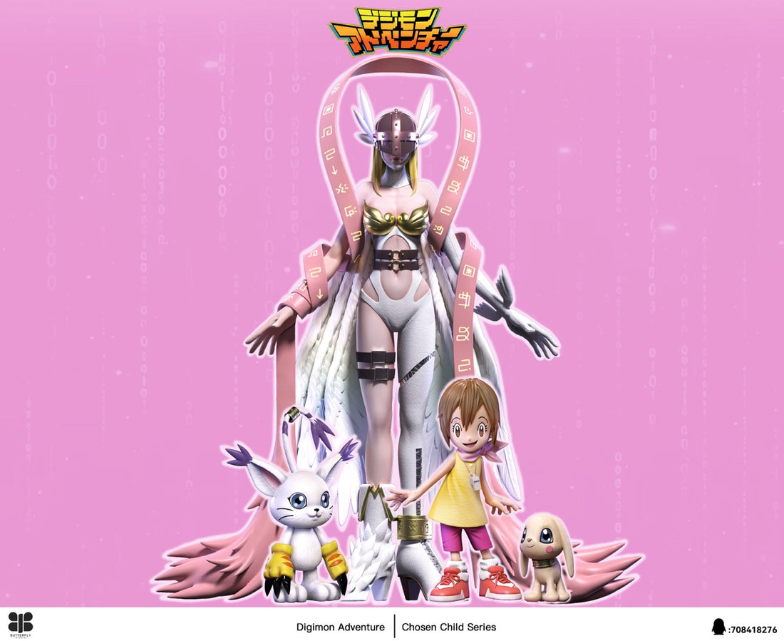 Digimon Butterfly Studio Angewomon x Salamon Resin Statue