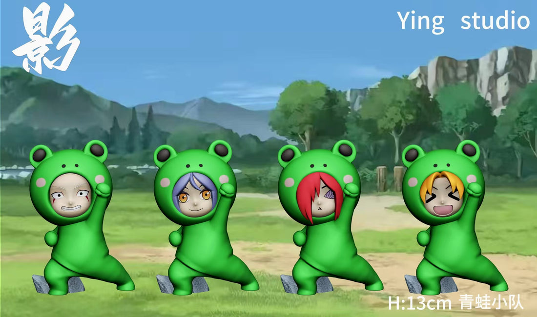 Naruto YING Studio Frog Team Four Jiraiya x Nagato x Yahiko x Konan Resin Statue