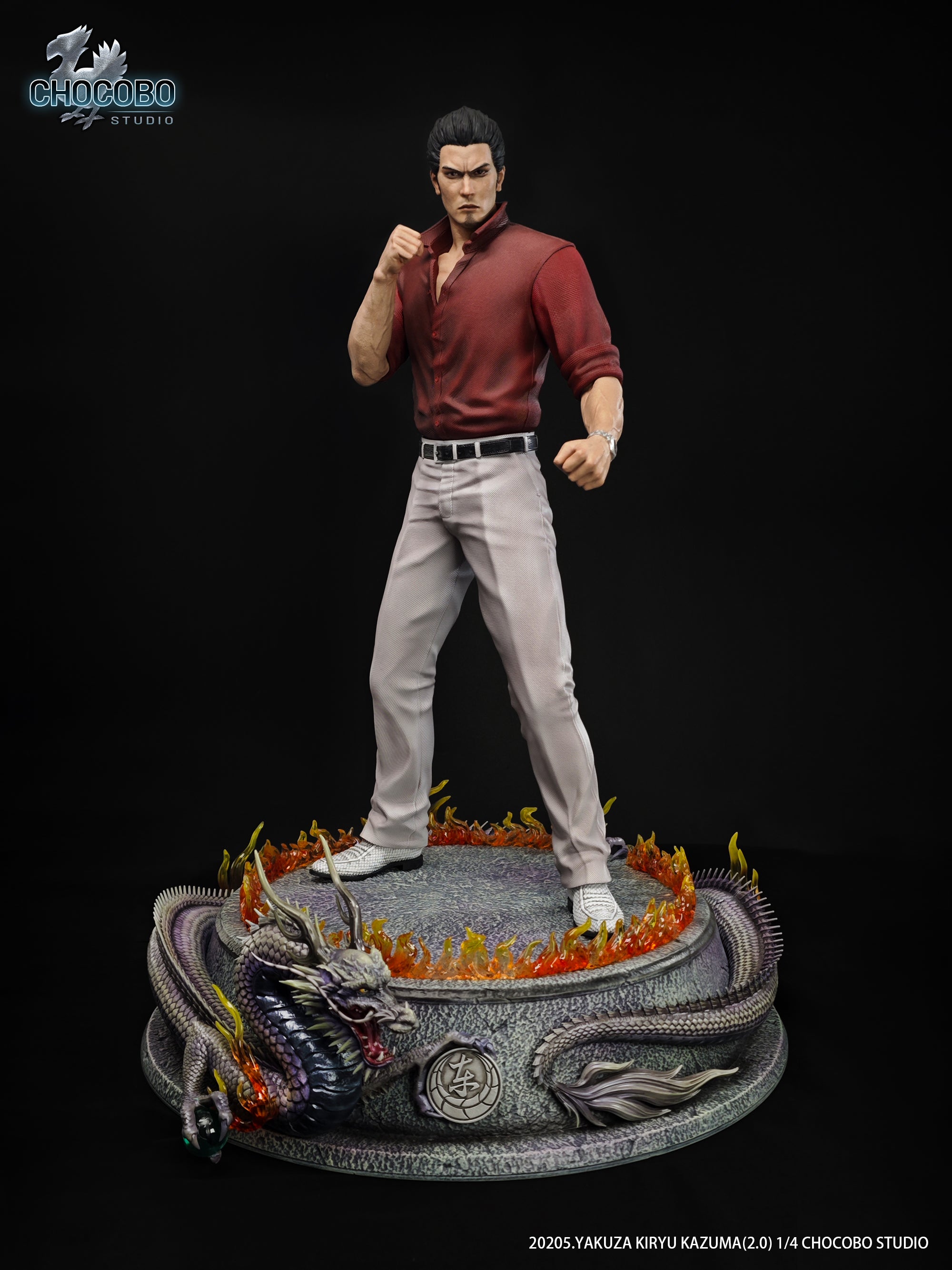 Yakuza Like a Dragon Chocobo Studio Yakuza Kazuma Kiryu 2.0 Resin