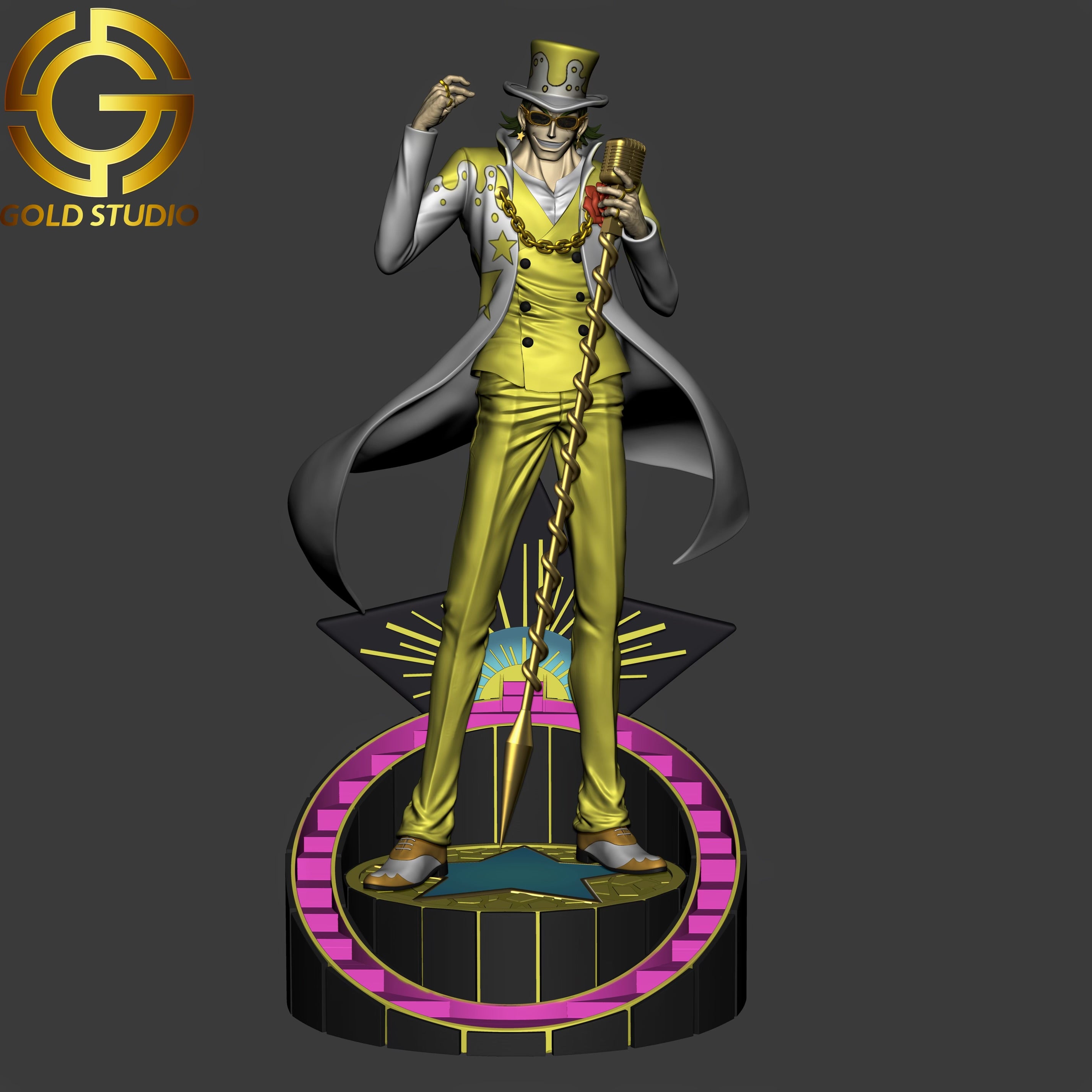 One Piece Gold Studio Gild Tesoro Golden Emperor – ClubHouse Statues