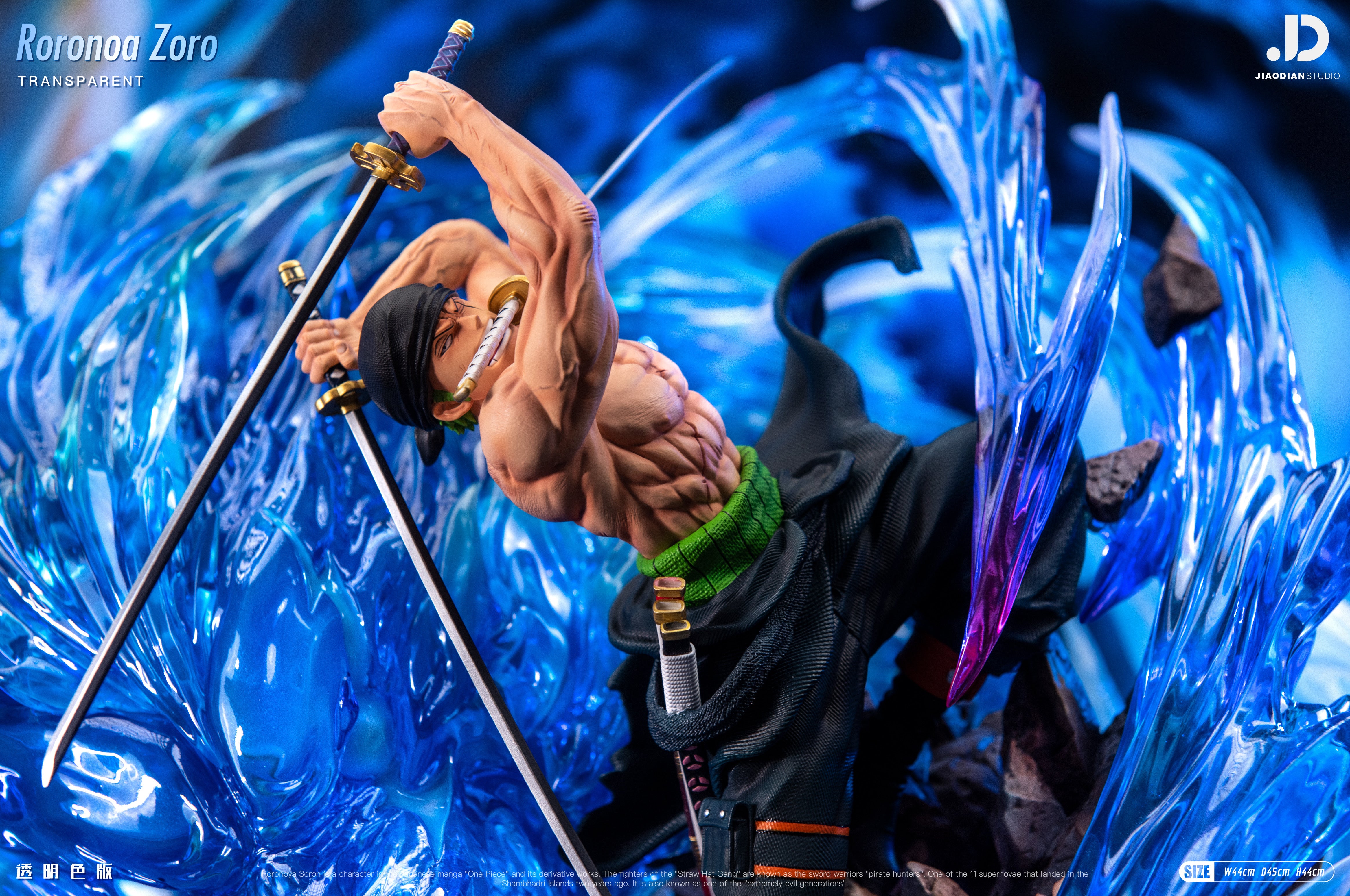 One Piece Jiao Dian x C4 Studio Zoro Roronoa Extreme Tiger Hunter