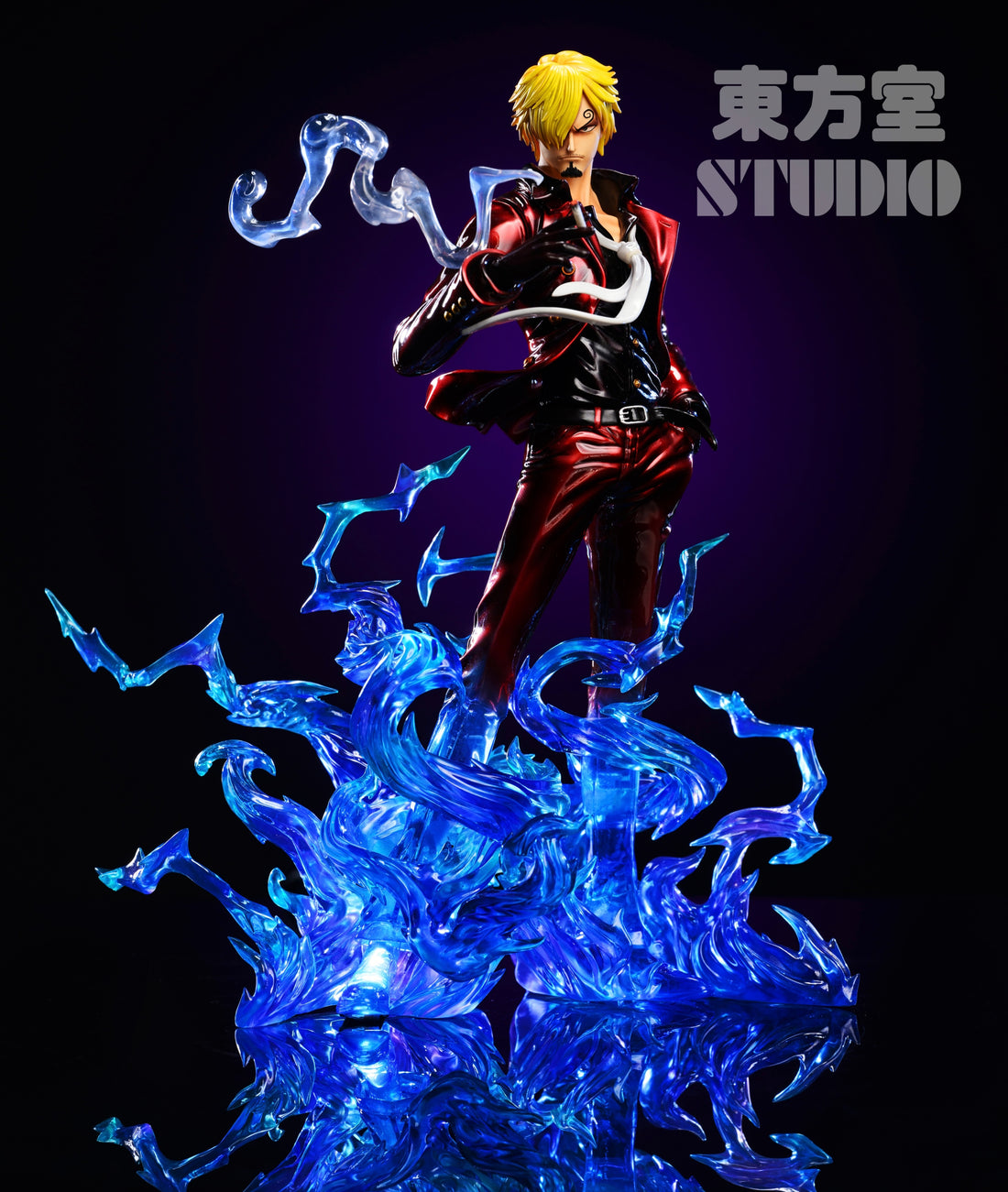 One Piece CNS Studio Sanji Ifrit Jambe Resin Statue