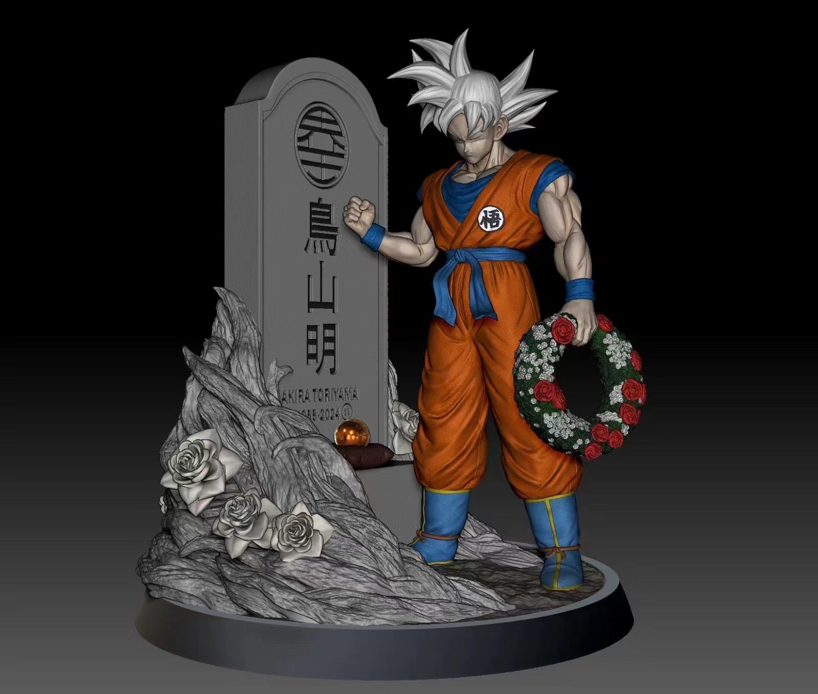 Dragon Ball ERA Studio Goku Tribute Akira Toriyama Resin Statue [PRE-ORDER]