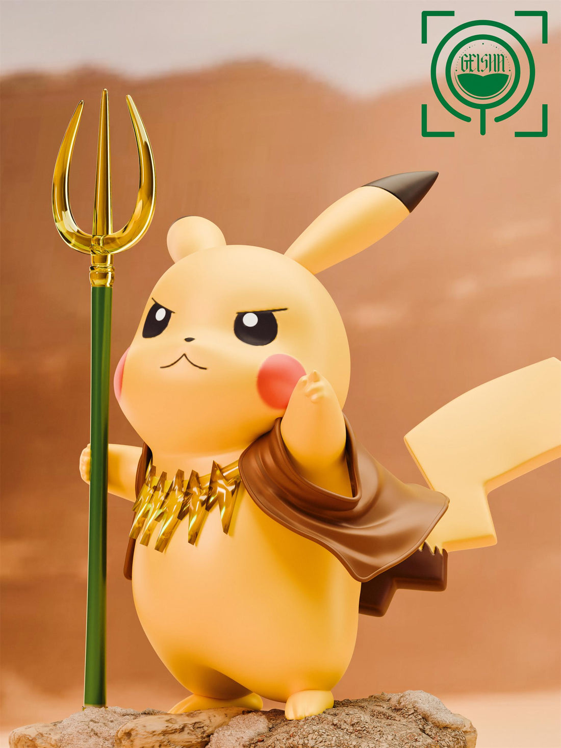 Pokemon Geisha Studio Pikachu Cos Yellow Wind Monster Resin Statue
