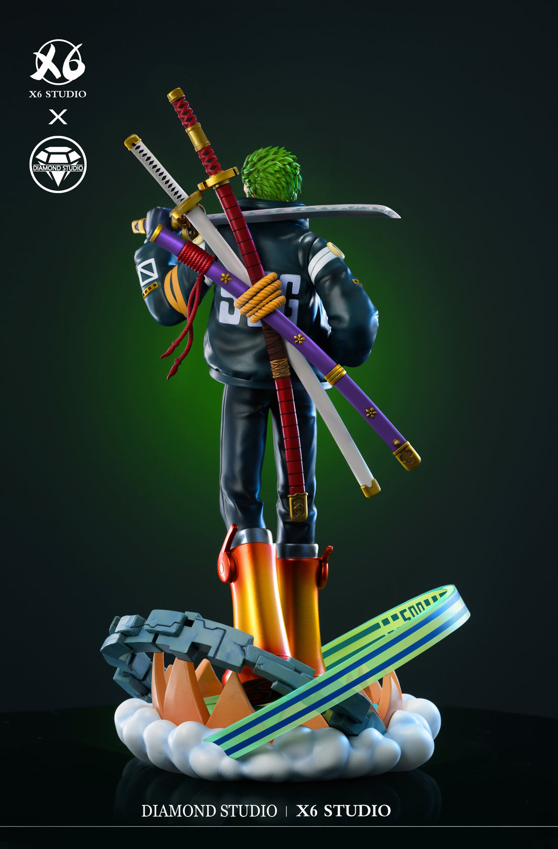 One Piece Diamond x X6 Studio Zoro Resin Statue