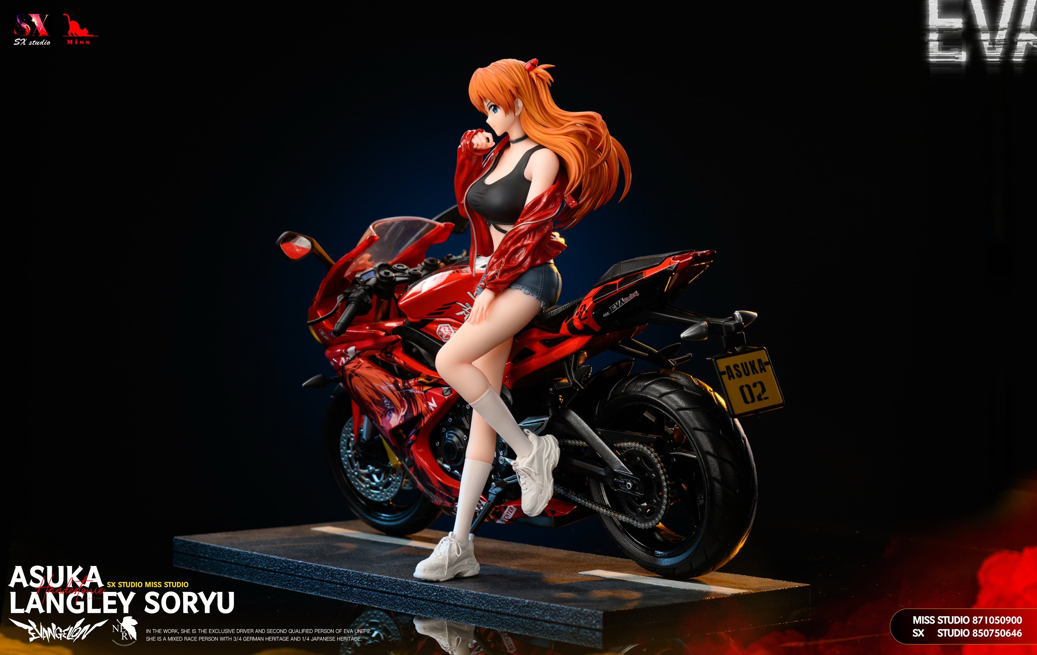 Evangelion MISS x SX Studio Motorbike Asuka Langley Soryu