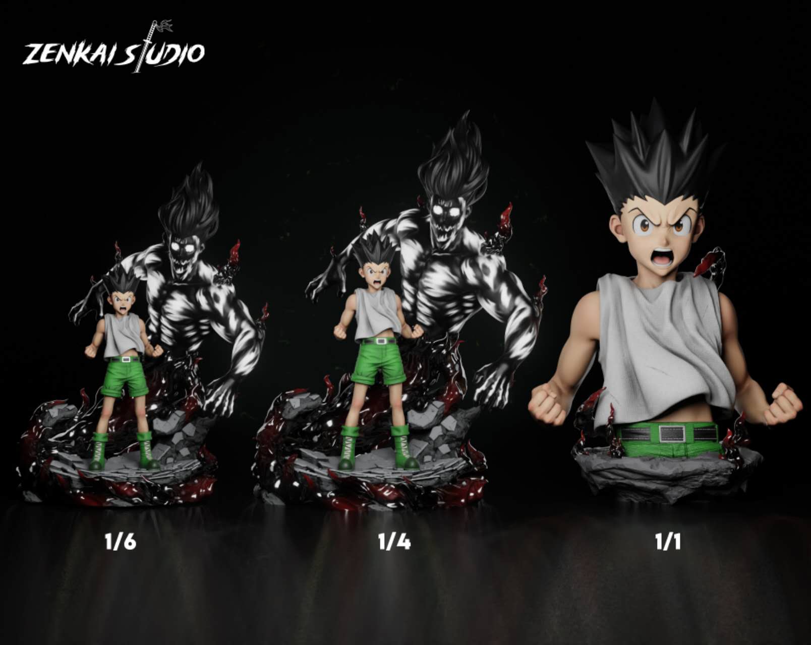 Hunter x Hunter Zenkai Studio Gon Freecss Resin Statue – ClubHouse