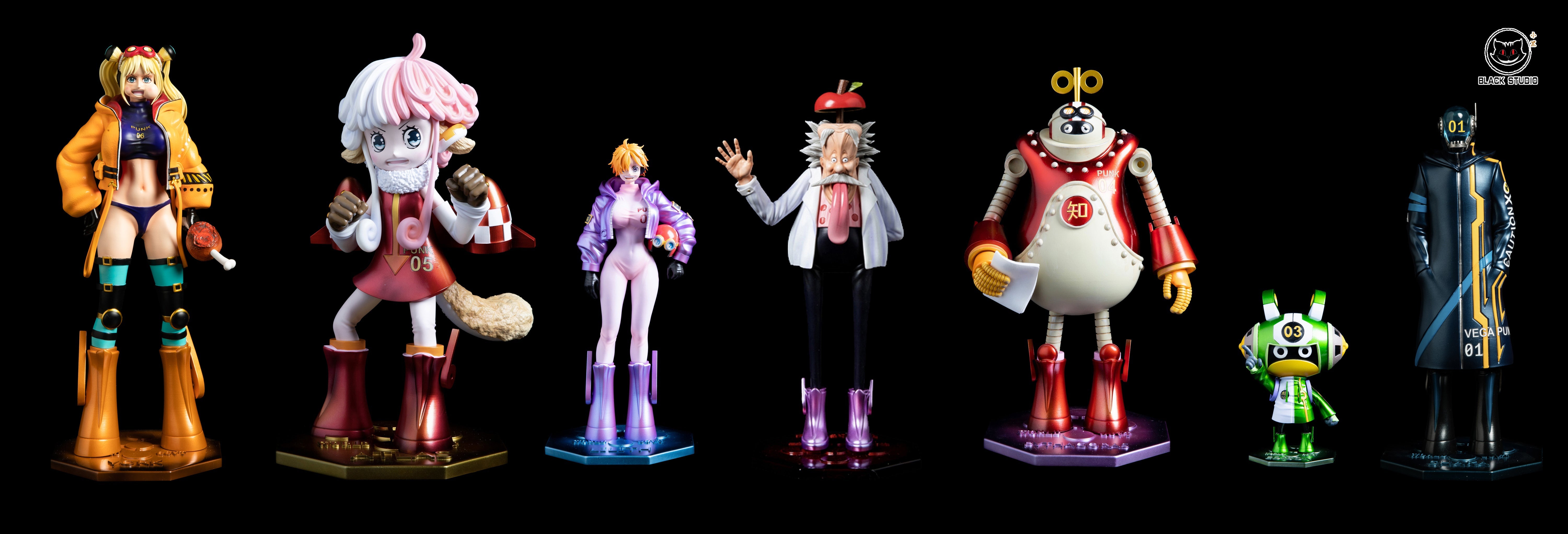 One Piece Black Studio York x Shaka Egghead Vegapunk Resin