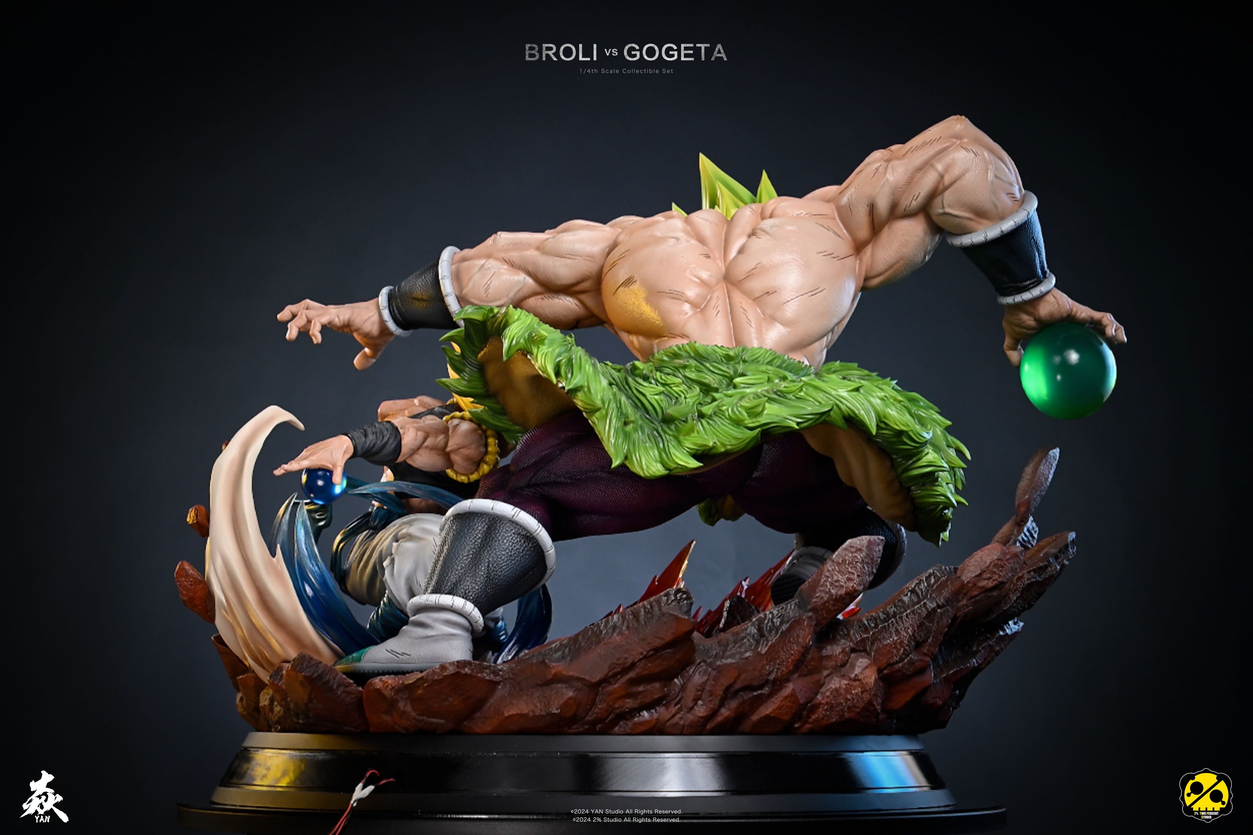Dragon Ball YAN Studio x 2% Studio Broly VS Gogeta – ClubHouse Statues