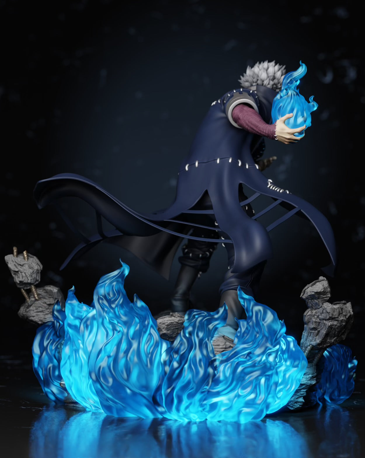 パーキングデリバリー　コラボ　フィギュア My Hero Academia Heroe Collectibles Dabi Resin Statue – ClubHouse