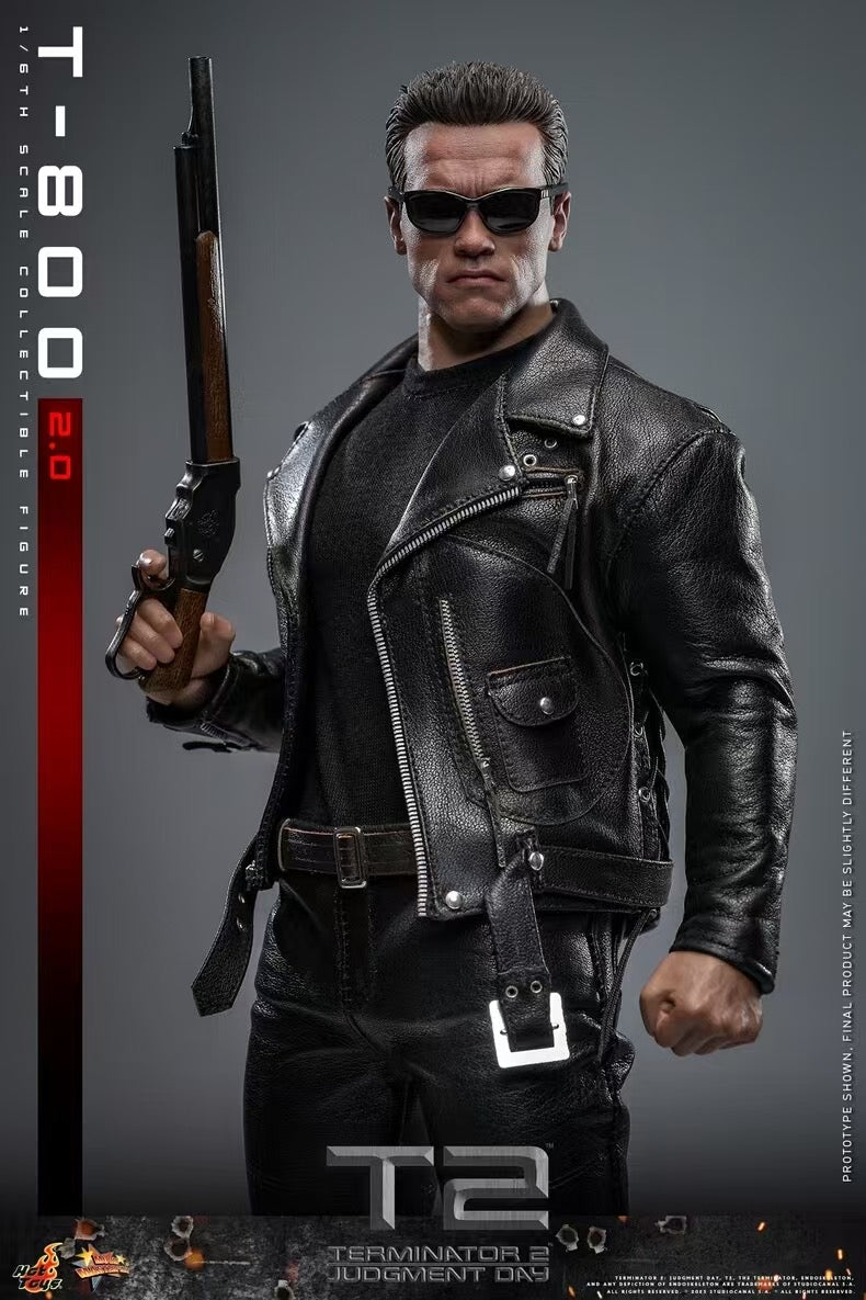 Terminator Pvc Action Figure Terminator 2 Hot Toys Judgment Day T 800 2.0 Licensed PVC Figure ...
