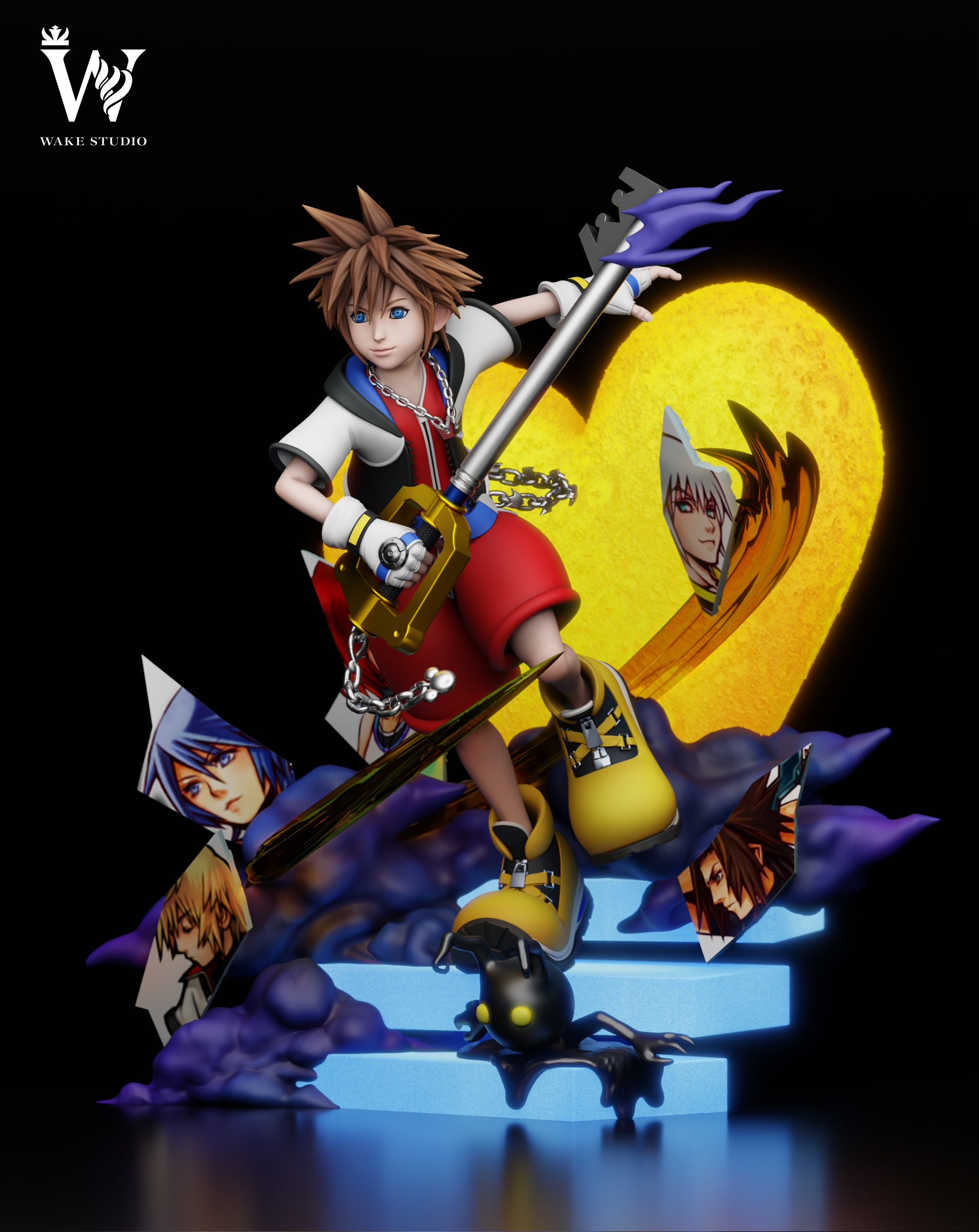 Kingdom Hearts Wake Studio Sora – ClubHouse Statues