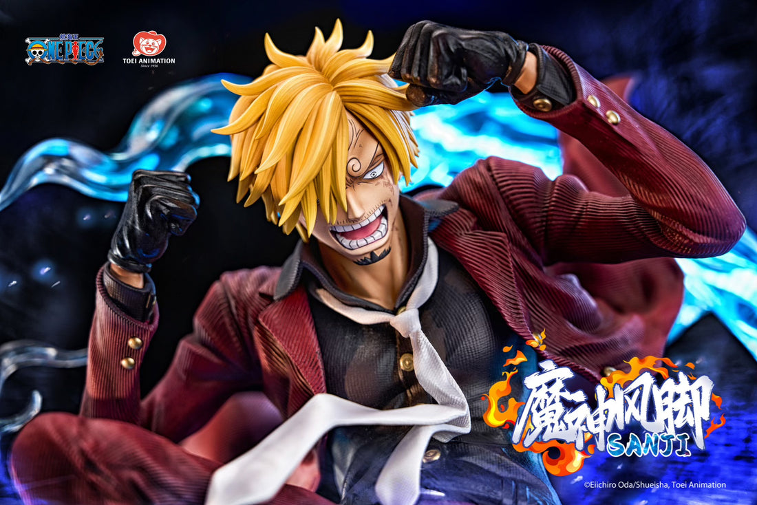 One Piece Light Year Studio Ifrit Jambe Sanji Licensed Resin Statue