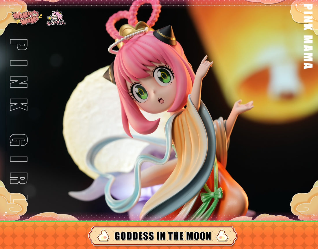 Spy x Family WakuWaku Studio Anya Cosplaying as Chang'e Resin Statue