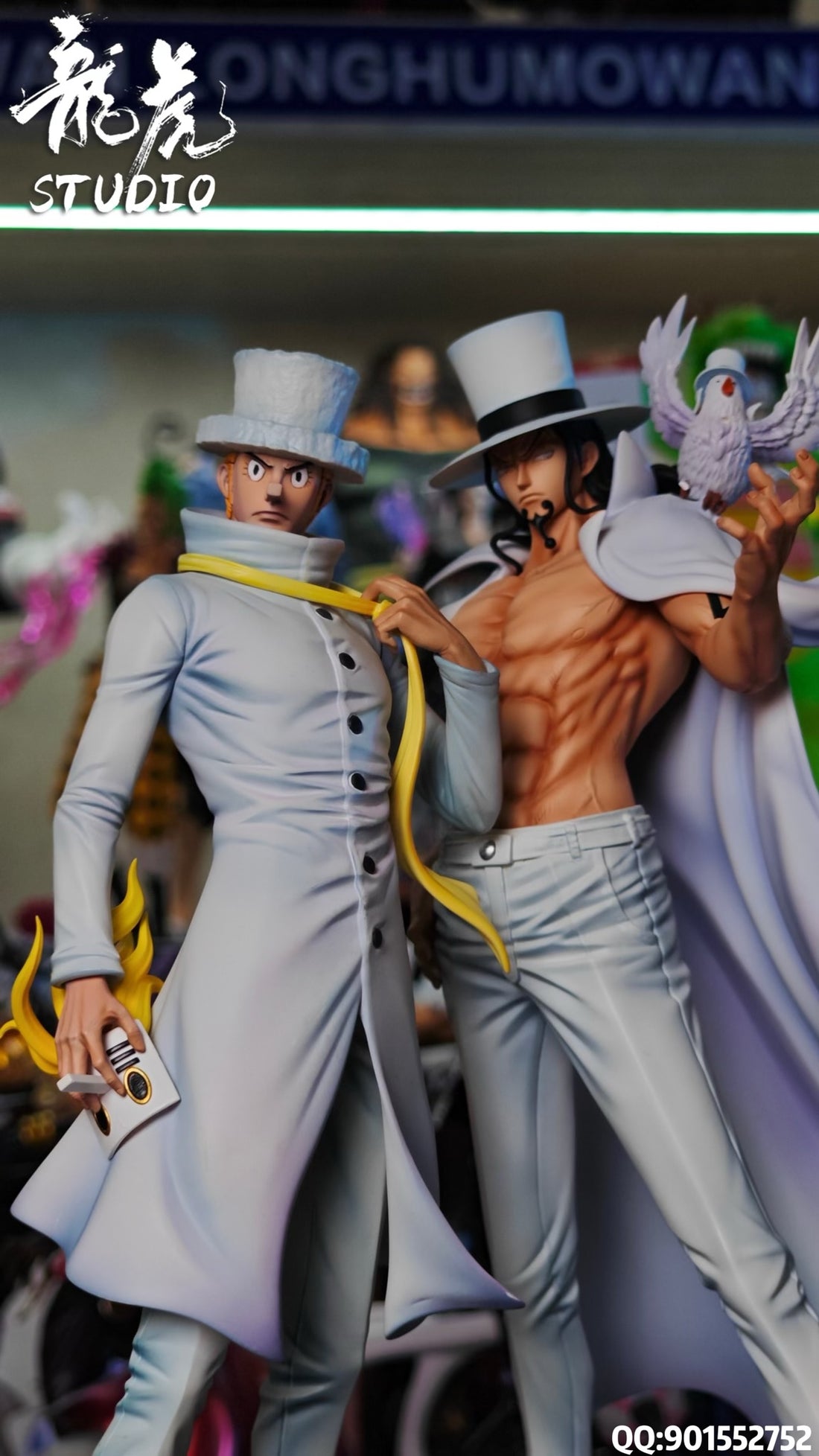 One Piece LongHu Studio Kaku Resin Statue