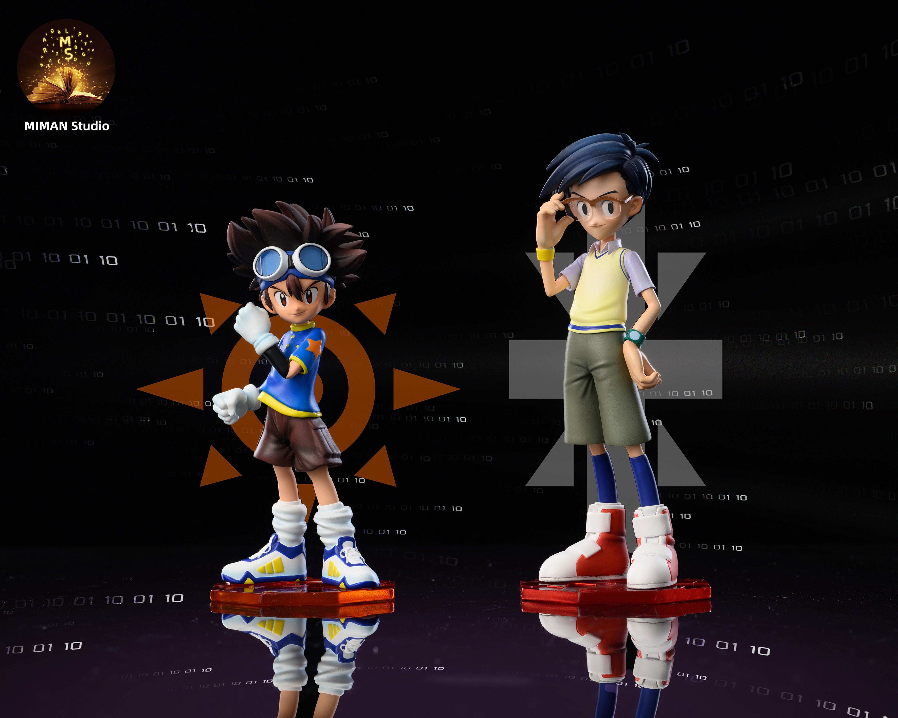 Digimon Miman Studio Kido Joe & Waving Gomamon – ClubHouse Statues