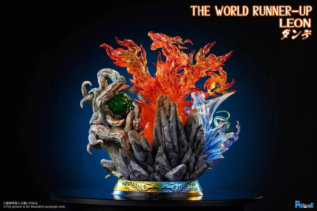 Pokemon PcHouse Studio Galar Region Champion World Champion Leon Resin Statue