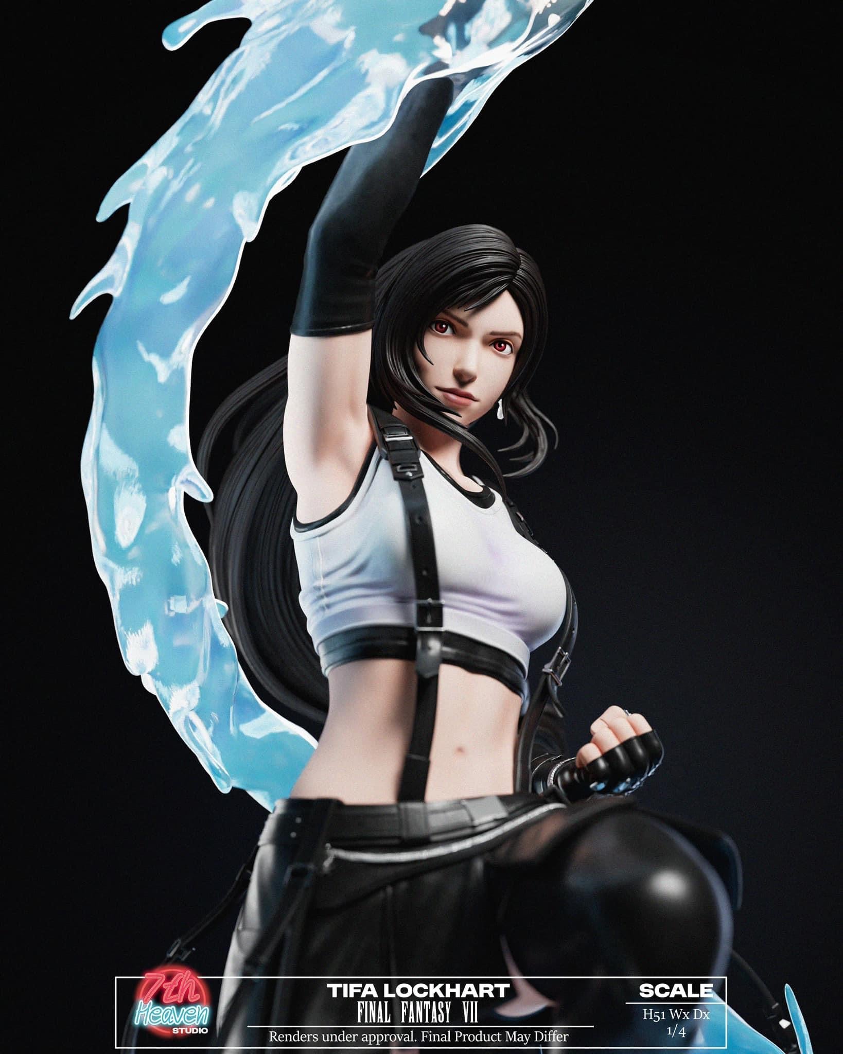 Final Fantasy Vll 7Th Heaven Studio Tifa Lockhart Resin Statue