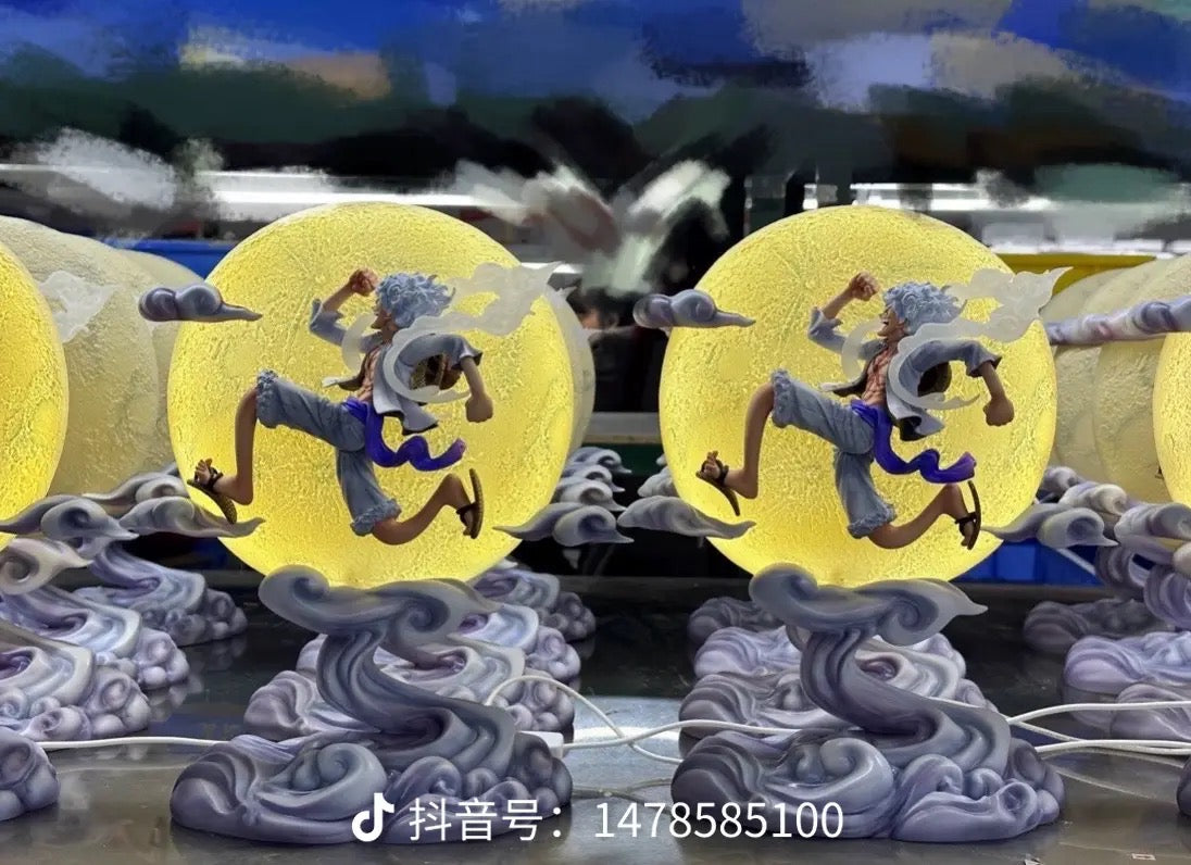 One Piece Brain Hole Studio Nika Luffy Moon Resin Statue