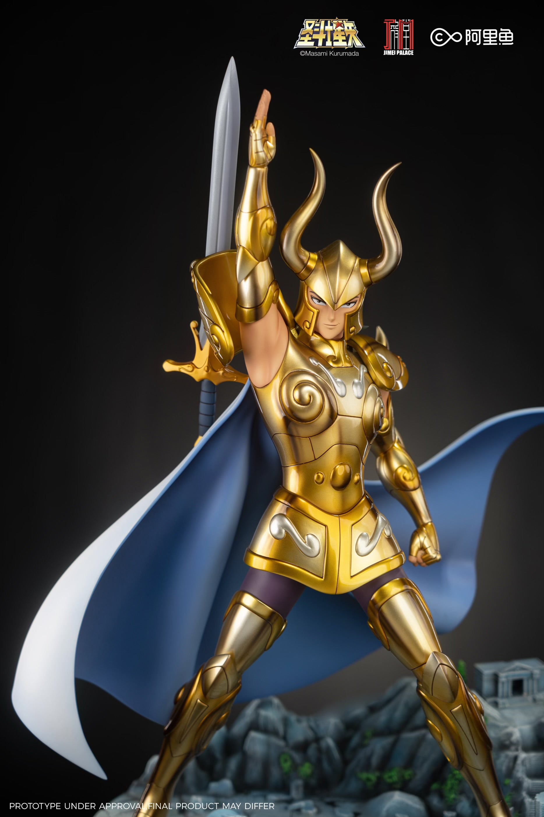 Saint Seiya Jimei Palace Capricorn Shura Licensed Resin Statue