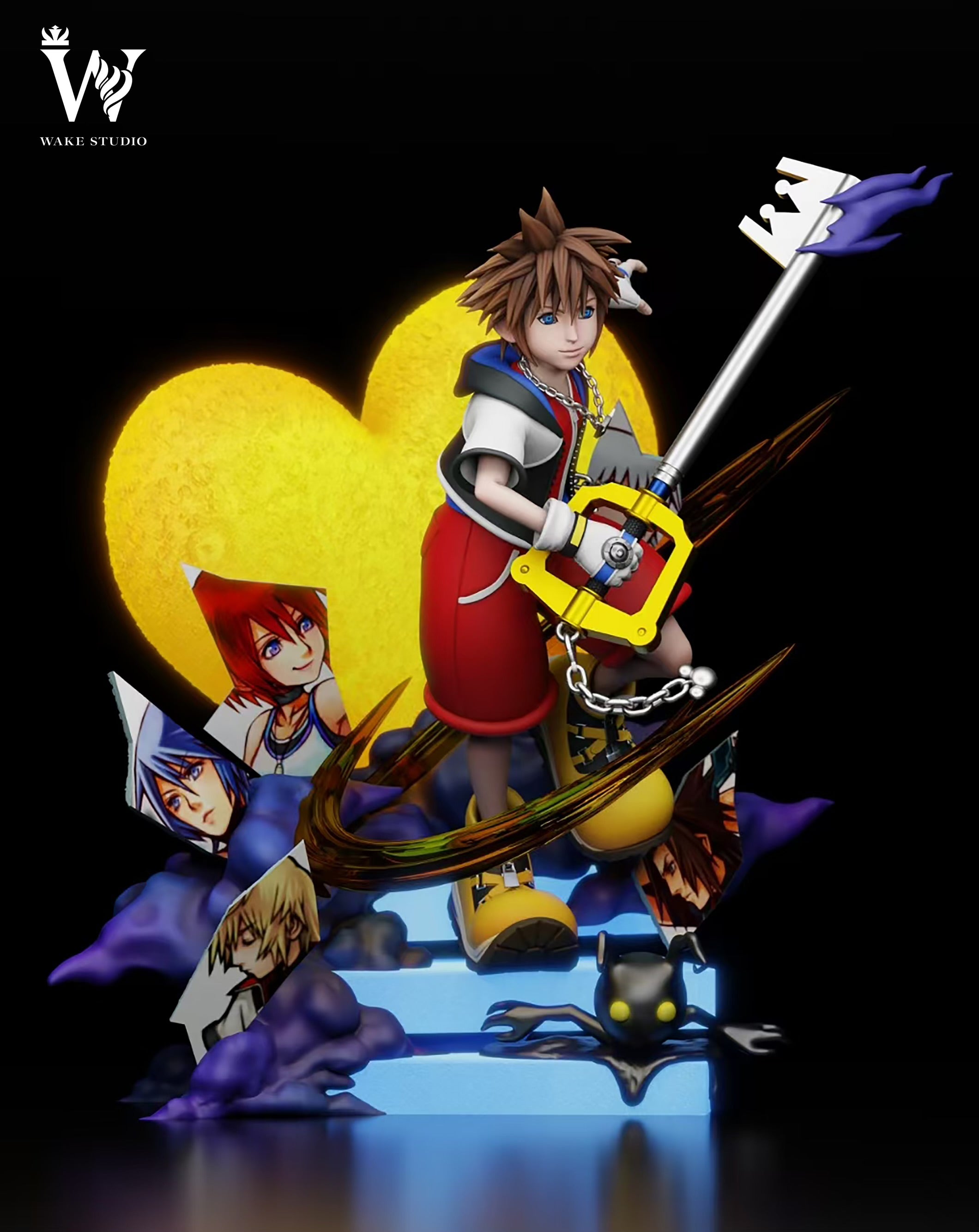 Kingdom Hearts Wake Studio Sora – ClubHouse Statues