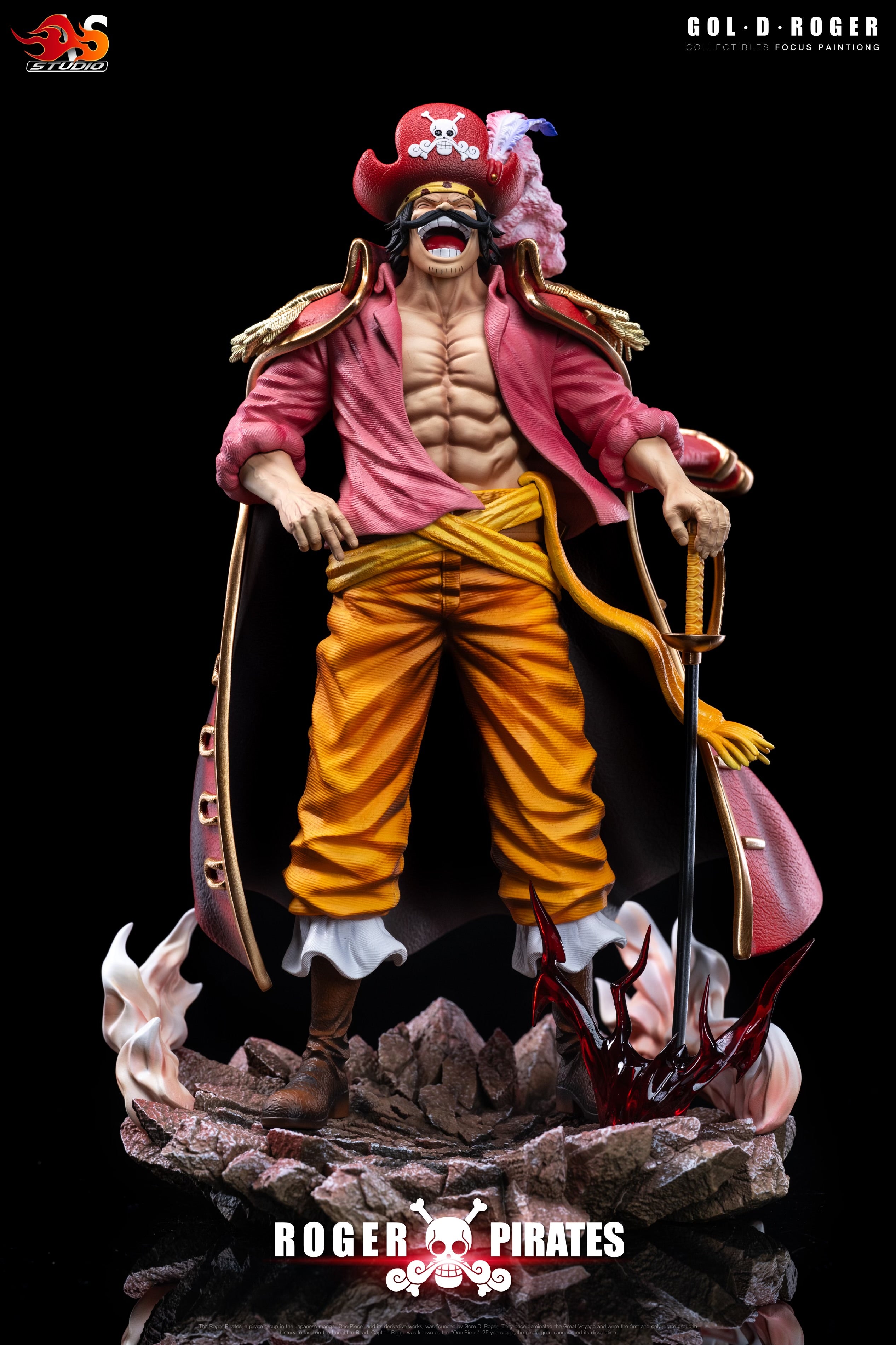 One Piece AS Studio Scopper Gaban x Gol D Roger x Silvers Rayleigh