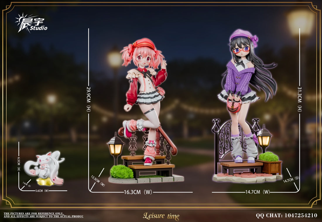 Puella Magi Madoka Magica ChenYu Studio Kaname Madoka x Akemi Homura Resin Statue
