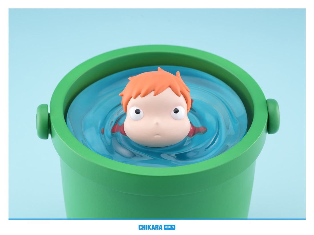 Ponyo Bucket CHIKARA Studio Ponyo Bucket Resin Statue