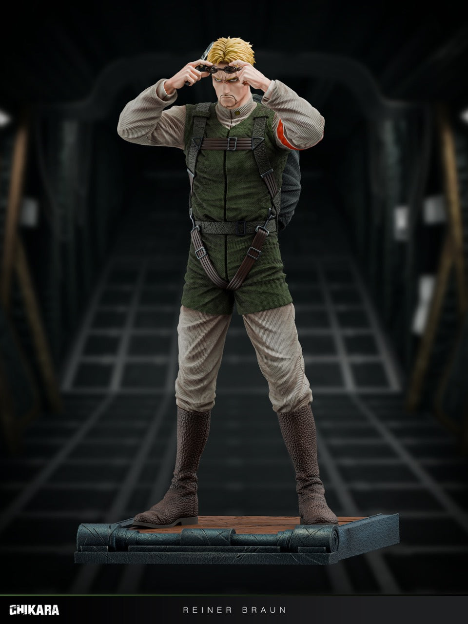 Attack On Titan Chikara Studio Reiner Braun Parachuting