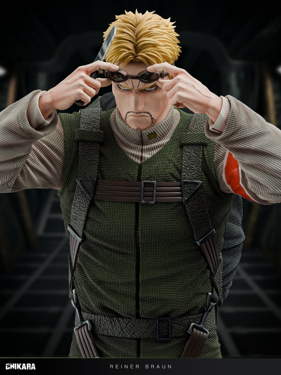 Attack On Titan Chikara Studio Reiner Braun Parachuting